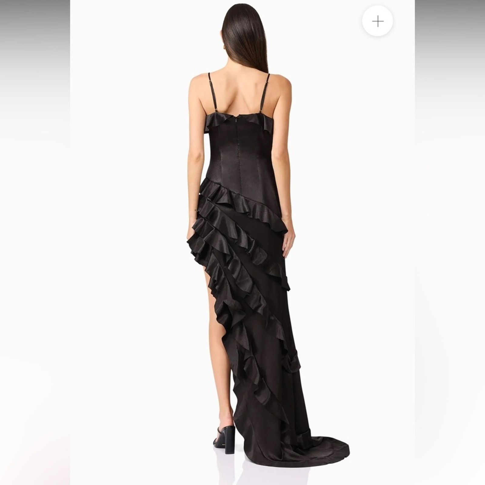 ELLIATT NWT Elliatt $335 Black Ruffle Dress Size S Size S / US 4 / IT 40 - 4 Thumbnail