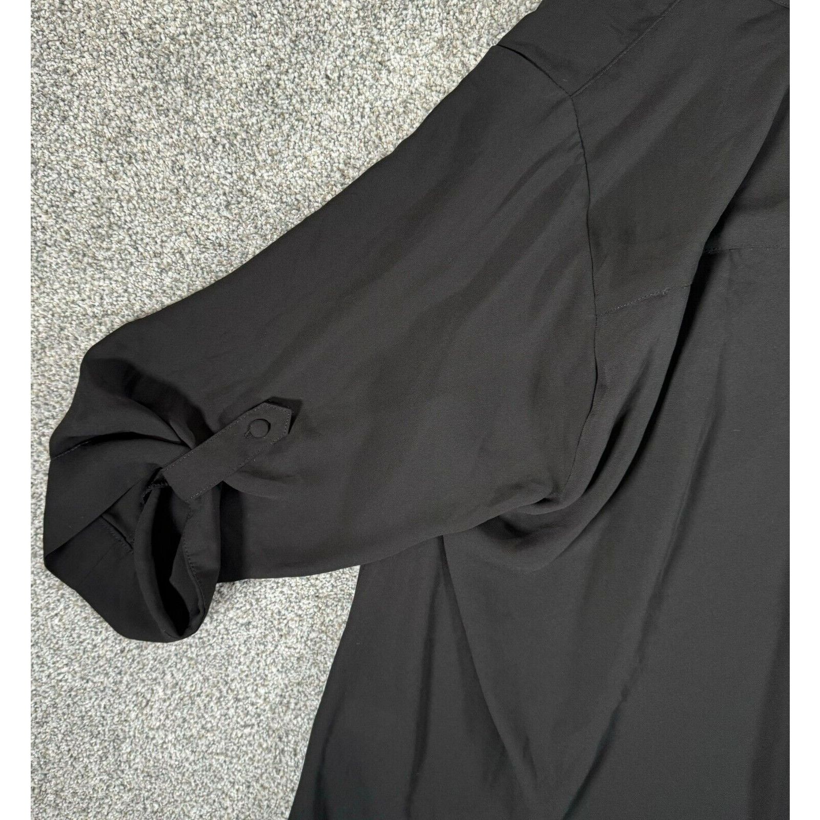 Other Torrid Harper Semi Sheer Top 3X Plus Hi-Lo Roll Tab Witchy Size 3XL / US 20-22 - 6 Thumbnail