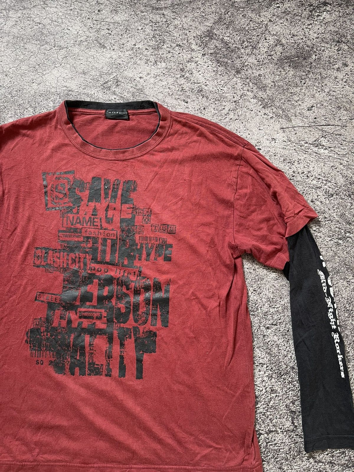 Japanese Brand Y2K Midd Games 2 Layer ifsixwasnine long sleeve Size US L / EU 52-54 / 3 - 3 Thumbnail