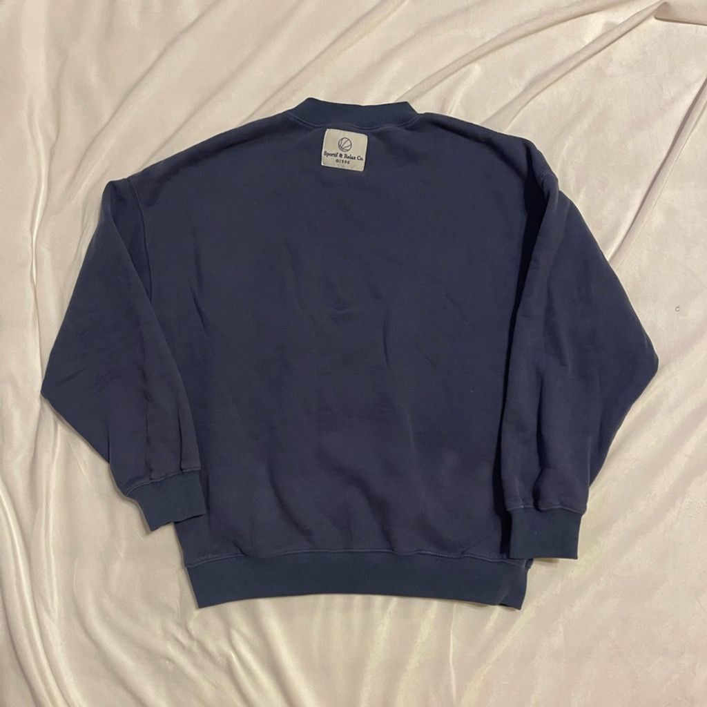 PRINCESS POLLY Princess Polly Sportif navy blue sweater size S Size XS / US 0-2 / IT 36-38 - 2 Thumbnail