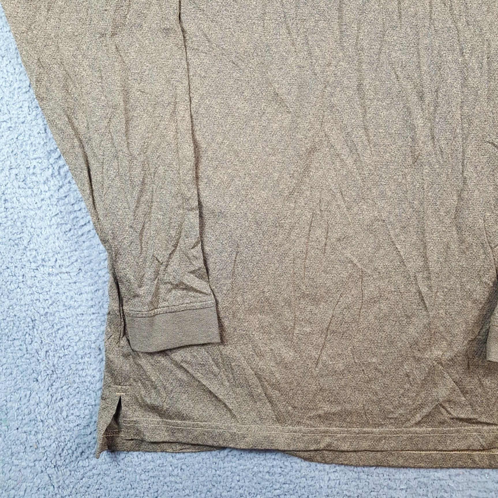 Vintage VINTAGE Teháma Polo Shirt Brown Breathable Long Sleeve Luxury Polo XL Men Short summary Size US XL / EU 56 / 4 - 5 Thumbnail