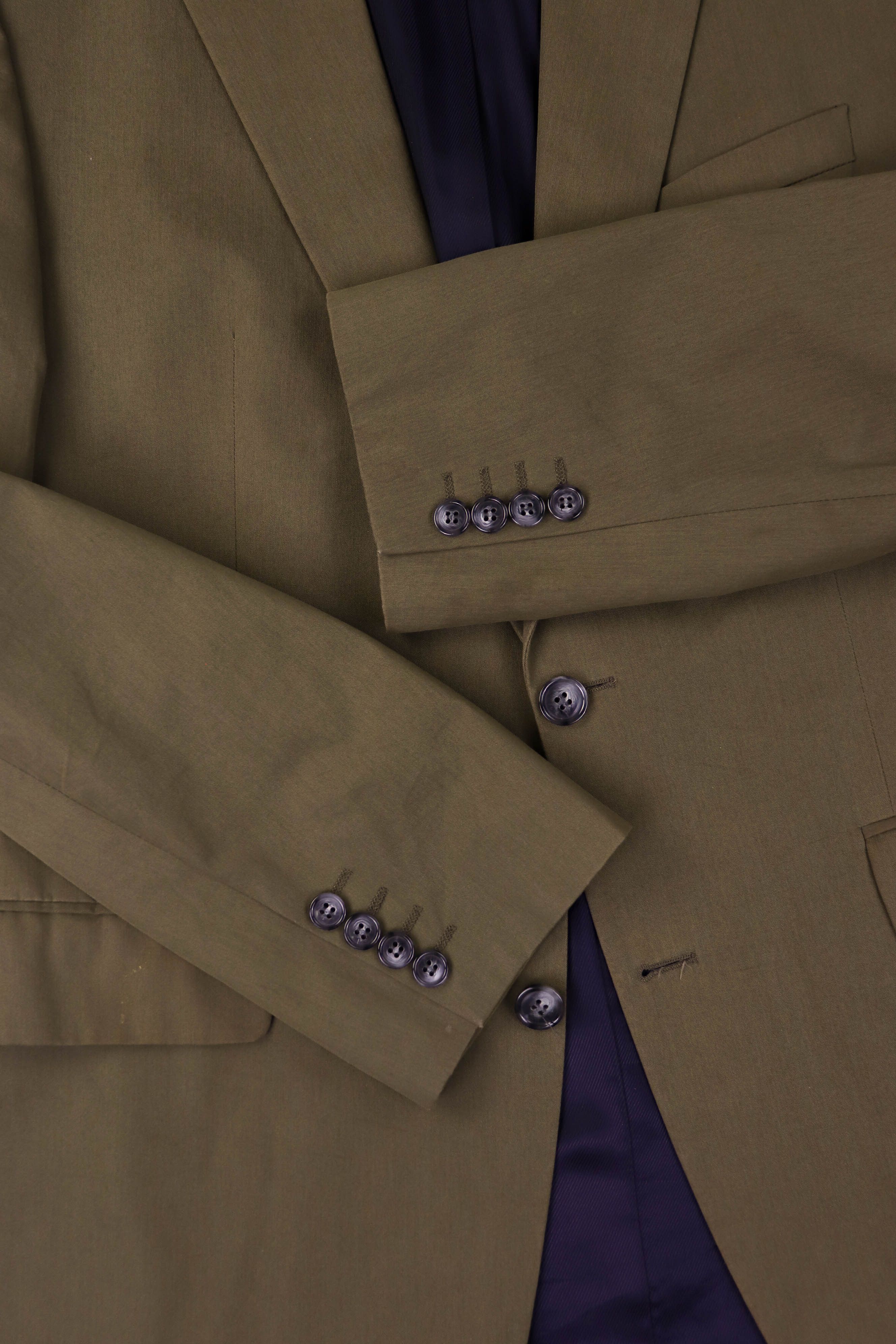 Barbour Barbour Bells Beige/Brown Cotton Blazer Jacket Size 40R - 9 Thumbnail