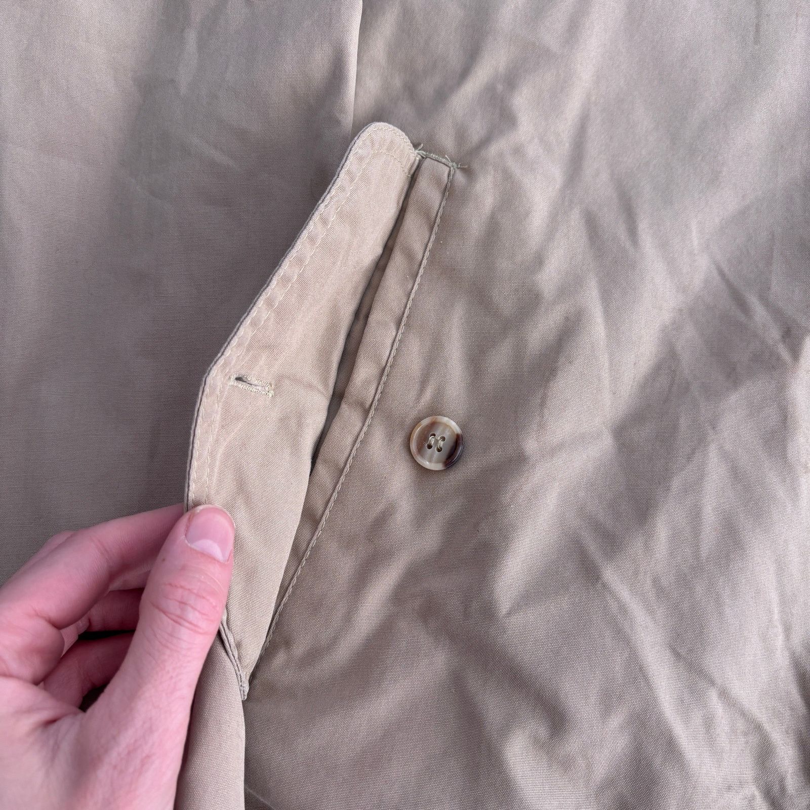 Sears Vintage Sears & Roebuck tan flannel lined bomber jacket Size US L / EU 52-54 / 3 - 3 Thumbnail