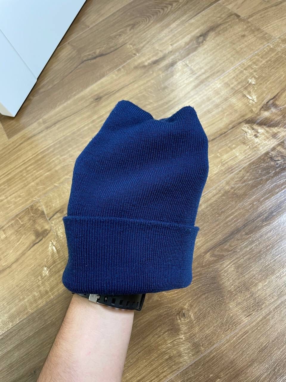 Nike × Vintage Vintage 90’s Y2K Style Nike Rangers Swoosh Logo Beanie Hat Size ONE SIZE - 5 Thumbnail