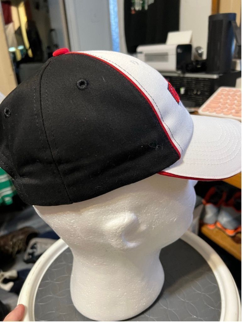 Pacific Legend Vintage Legend Exxon White Black Red Baseball Cap One Size Size ONE SIZE - 4 Thumbnail