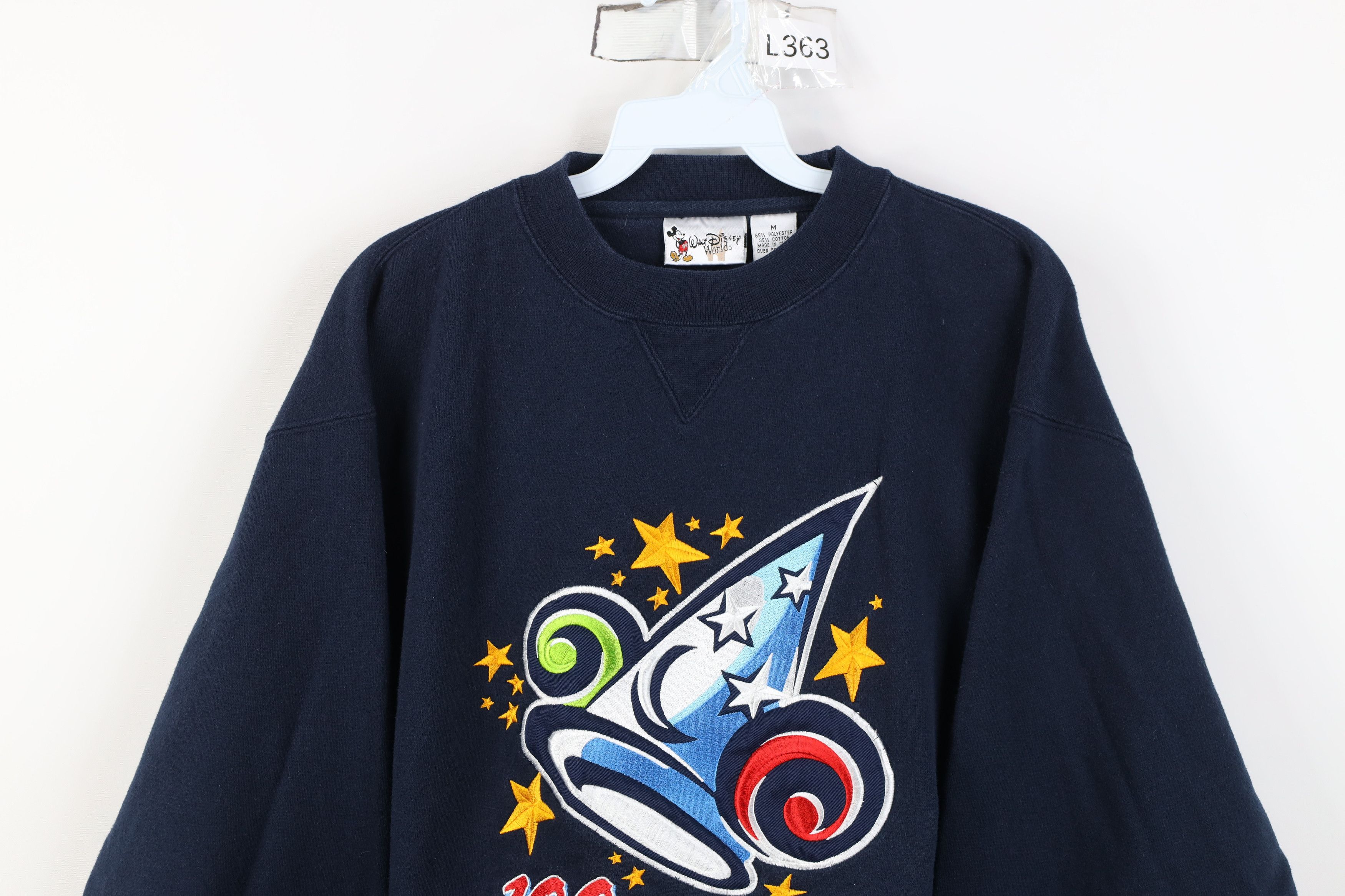 Disney Vintage Y2K Disney World 100 Years of Magic Sweatshirt Blue Size M / US 6-8 / IT 42-44 - 2 Thumbnail