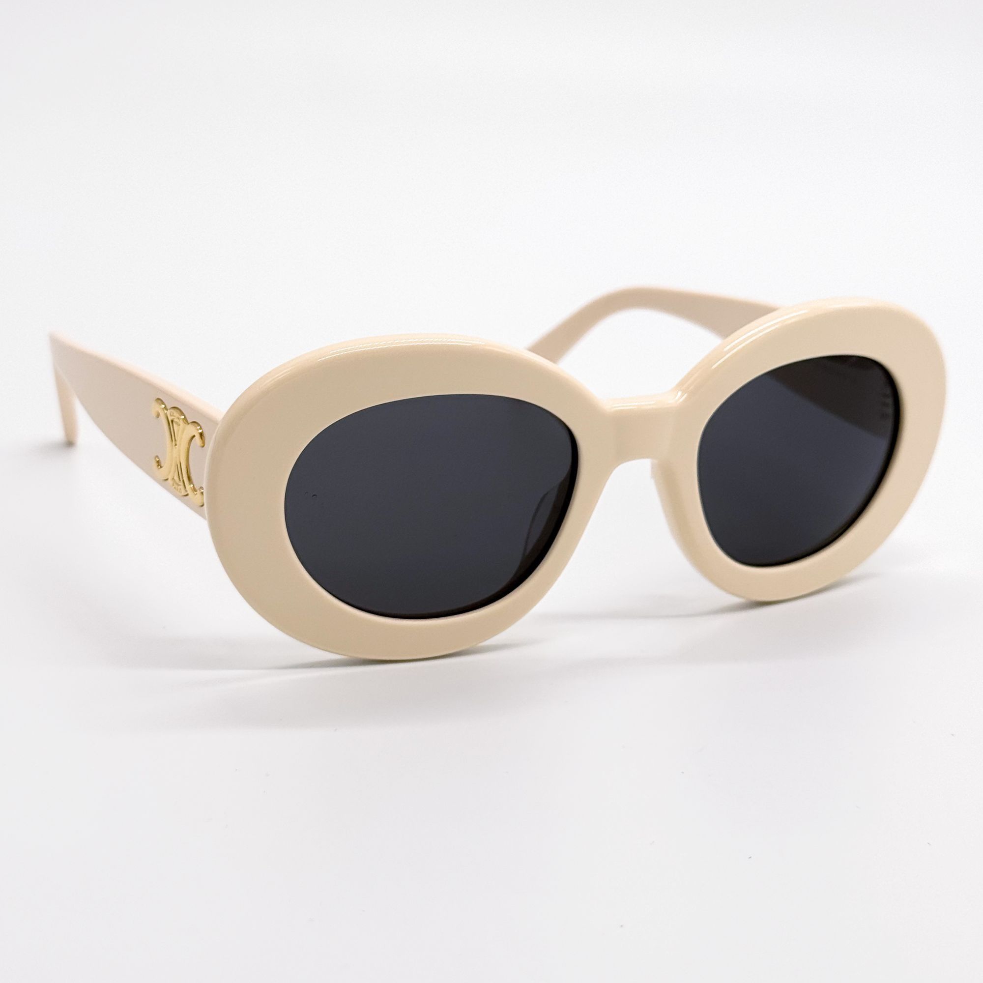 Celine NEW CL40312U 25A ROUND IVORY WOMEN SUNGLASSES CELINE Size ONE SIZE - 5 Thumbnail
