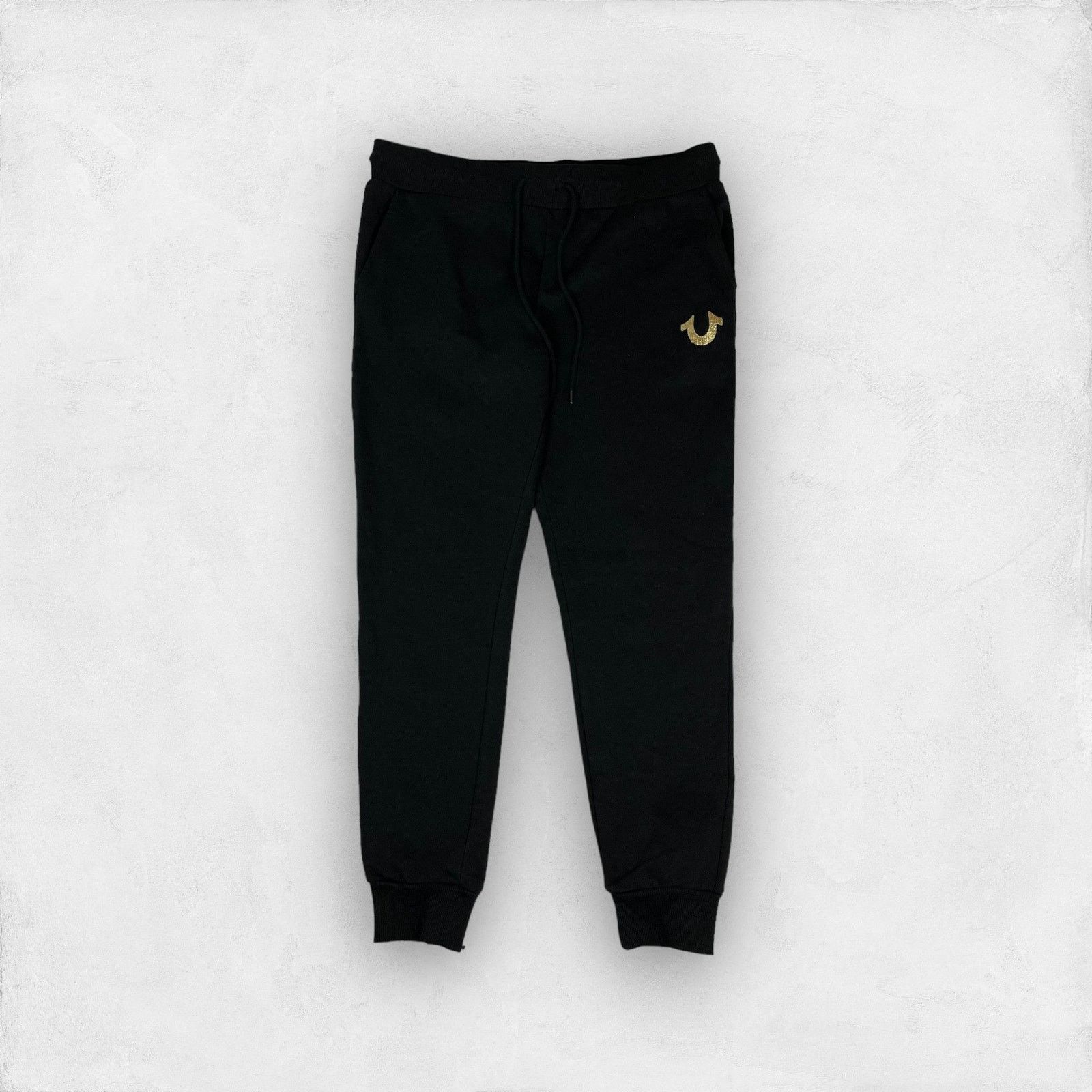 True Religion True Religion Men's Black Glitter HS Mid-Rise Jogger Pants M Size US 30 / EU 46 - 1 Thumbnail