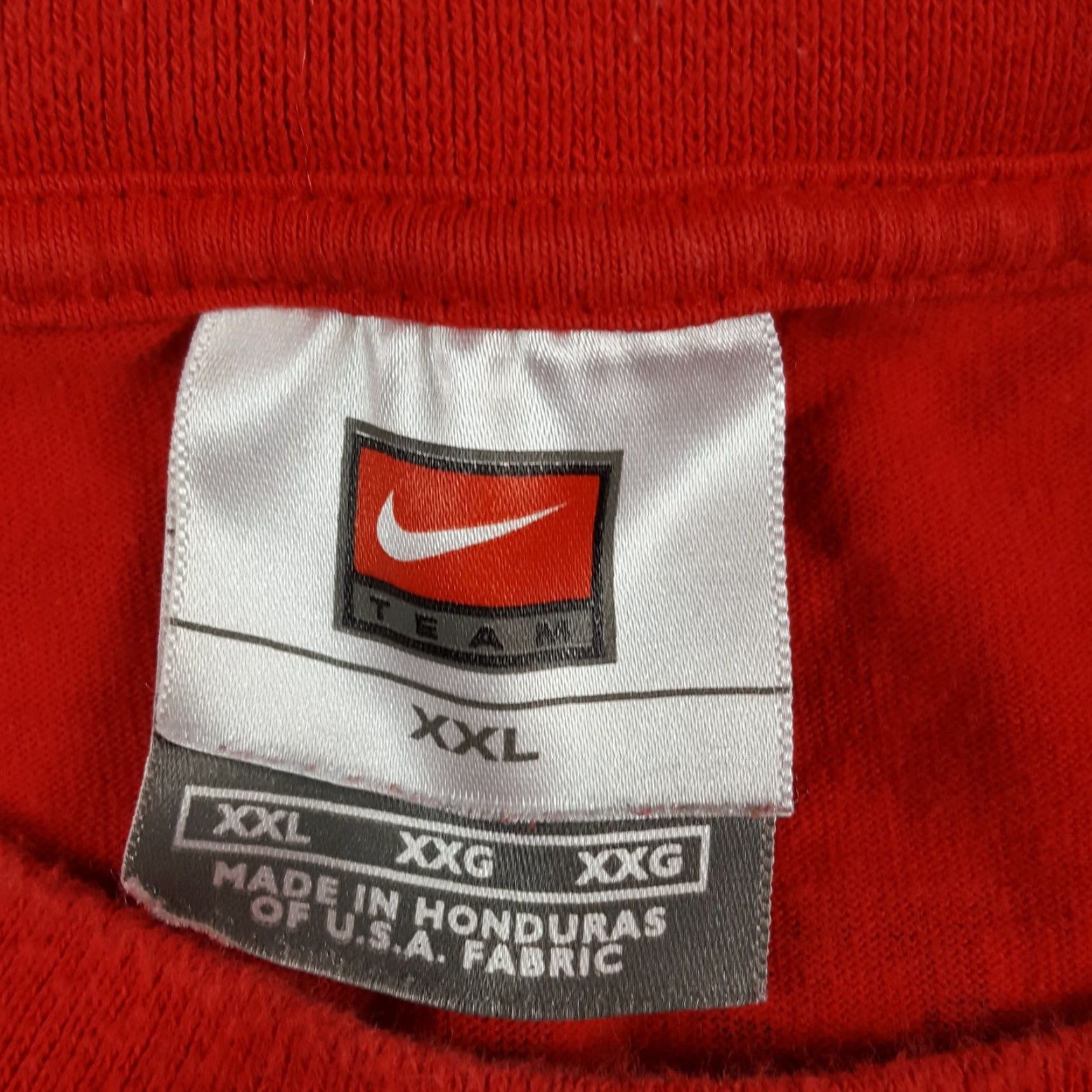 Nike VINTAGE Nike Washington DC Nationals Baseball T-Shirt Men 2XL Red Y2K 90s Retro NCAA Size US XXL / EU 58 / 5 - 7 Thumbnail