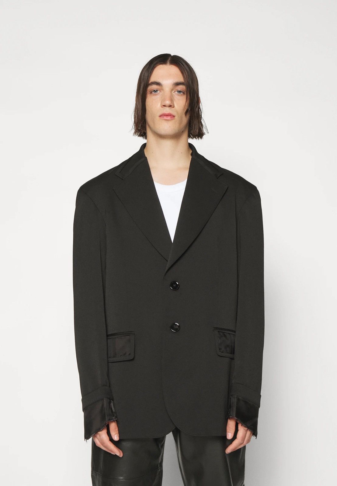Maison Margiela !DS! SS23 Maison Margiela Deconstructed Black Blazer Jacket Size 40R - 6 Thumbnail