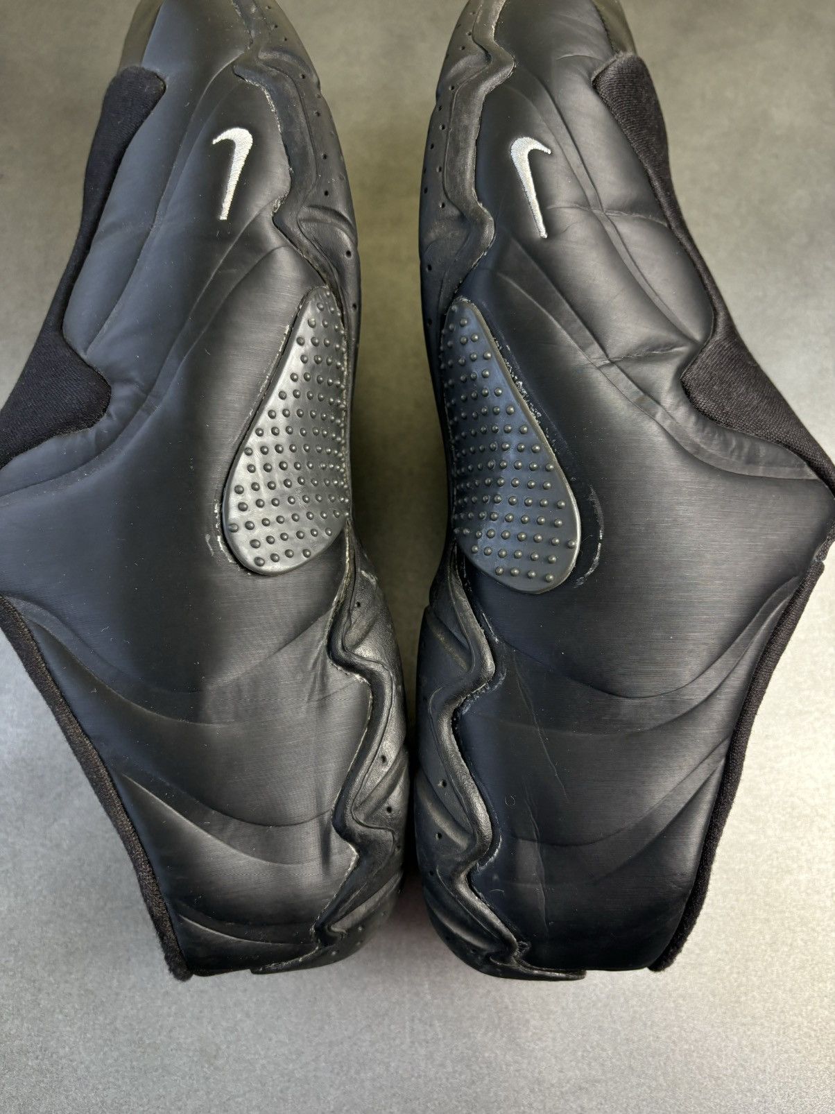 Nike × Vintage OG 2001 Nike Clogposite Mules All Black Vintage Posite Shoes Size US 12 / EU 45 - 14 Thumbnail