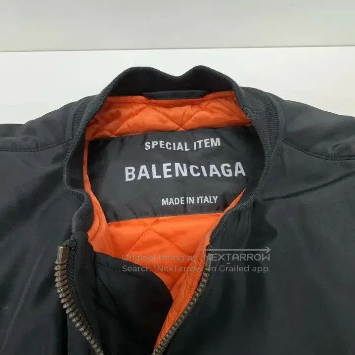Balenciaga NASA Space Logo Flight Jacket.