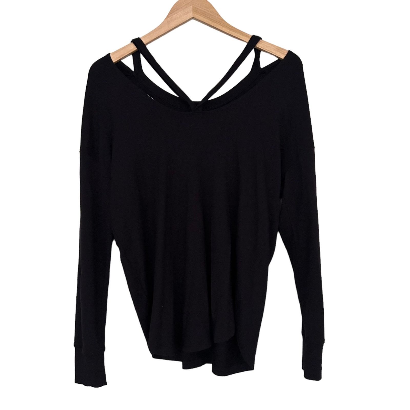 Athleta Athleta Black Backtrack Sweater Sz XS Size XS / US 0-2 / IT 36-38 - 4 Thumbnail