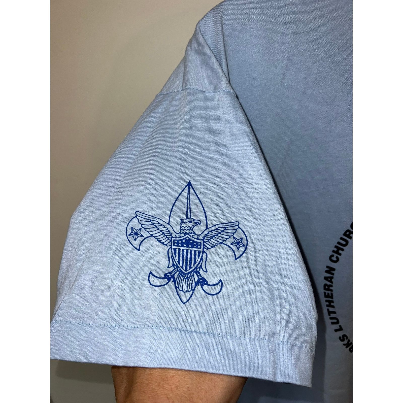 Fruit Of The Loom Vintage Jesus Shirt St. marks Lutheran Church Top 10 Reasons Size US XL / EU 56 / 4 - 5 Thumbnail