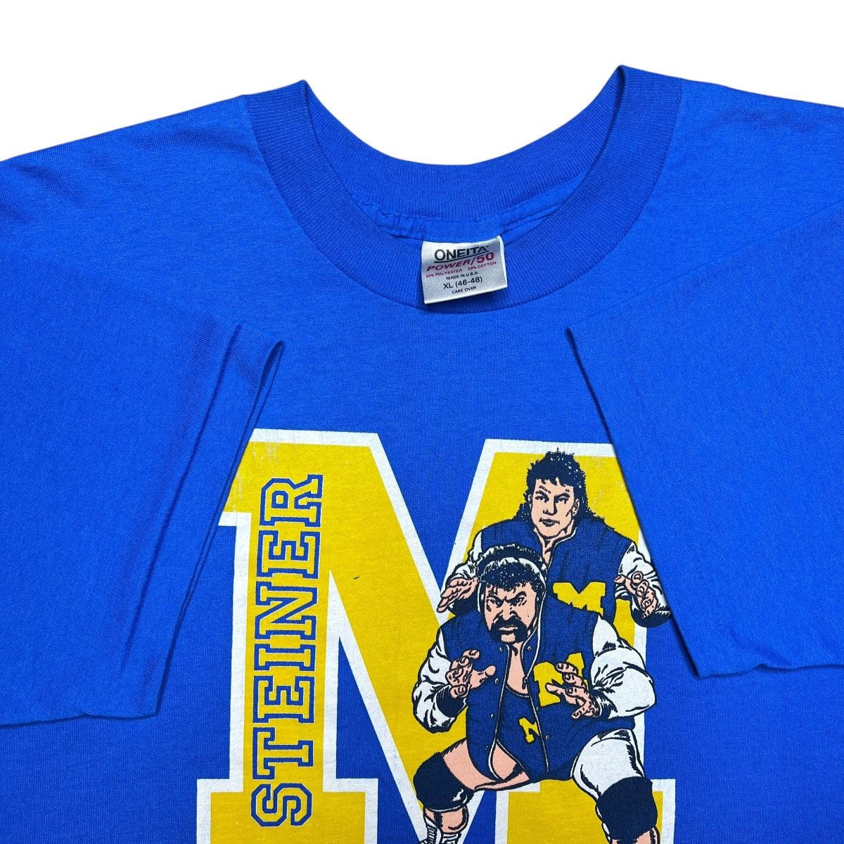 WCW/nWo Vintage 1990s WCW Steiner Brothers WWF NWA Wrestling T-Shirt Size US XL / EU 56 / 4 - 2 Thumbnail