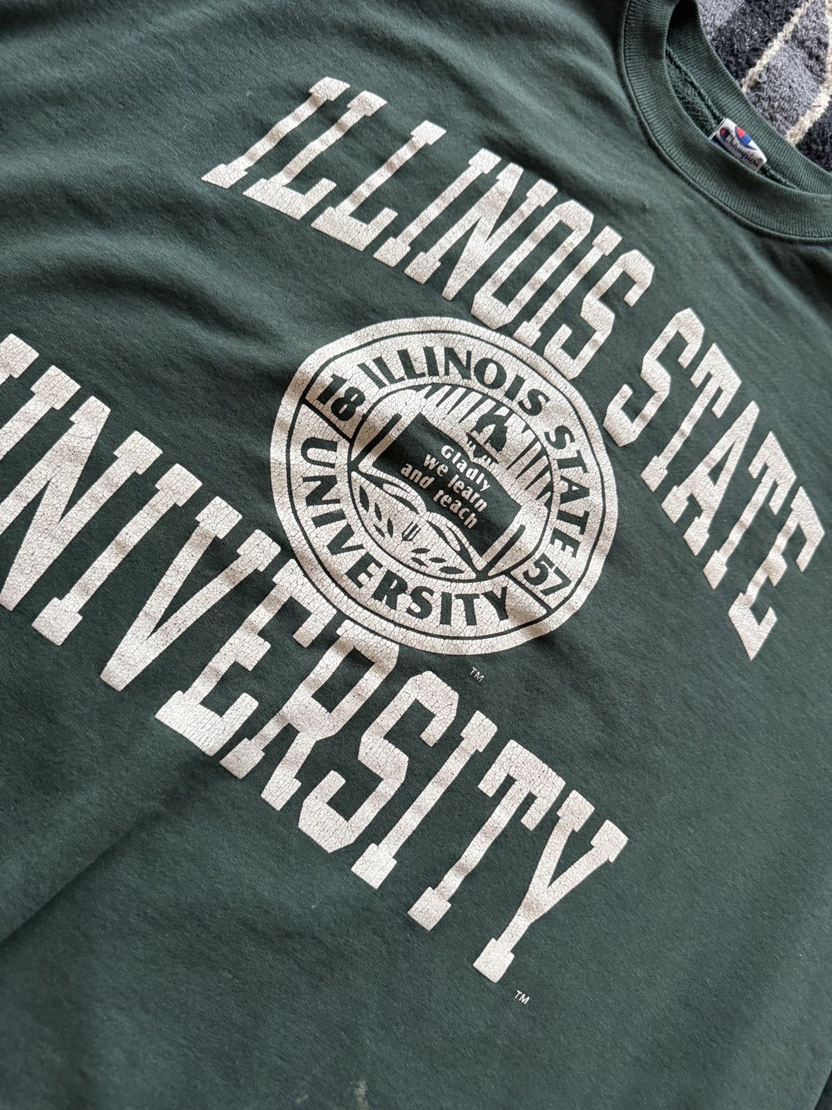 Champion Vintage 90s Illinois State University CHAMPION Sweatshirt Size US XXL / EU 58 / 5 - 3 Thumbnail