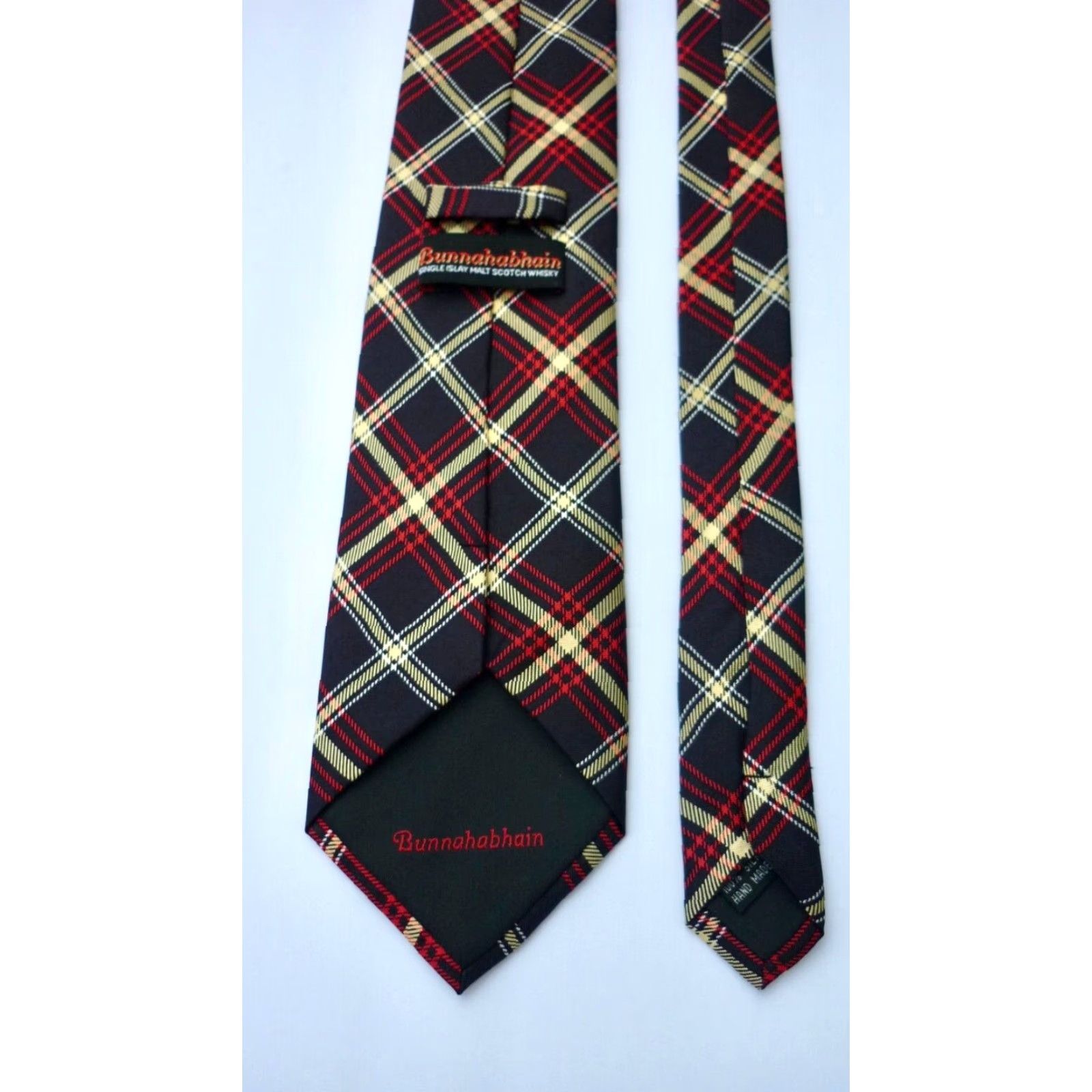 Vintage Men's Bunnahabhain Silk Tie Tartan Hand Made Single Islay Malt Scotch Whisky Shirt/Neckwear? Size ONE SIZE - 4 Thumbnail