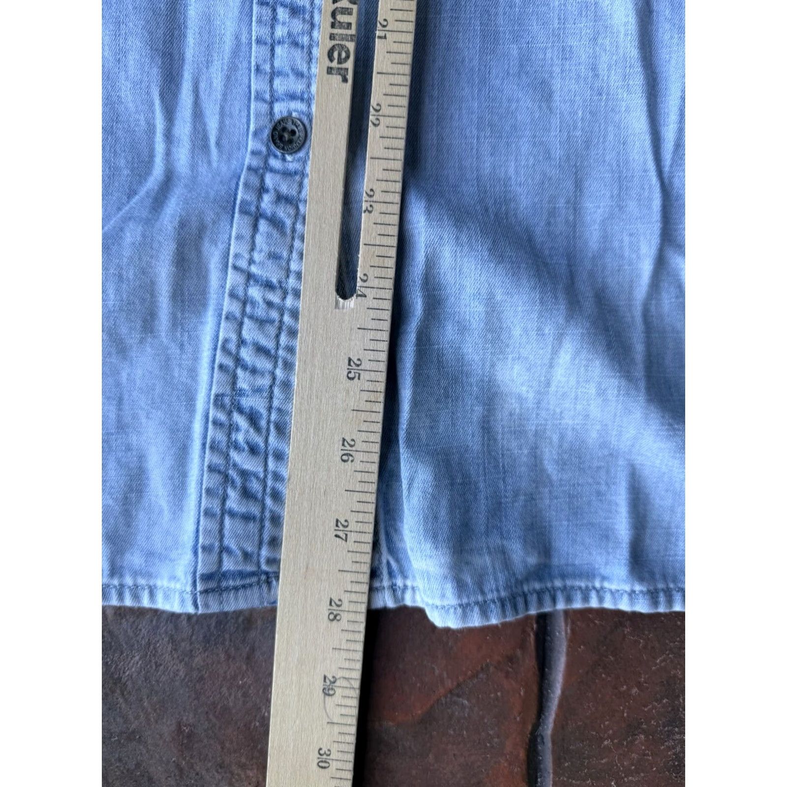 True Religion True Religion Shirt Western Button-Up Long Sleeve Women's Small Gray White Casual Size S / US 4 / IT 40 - 8 Thumbnail