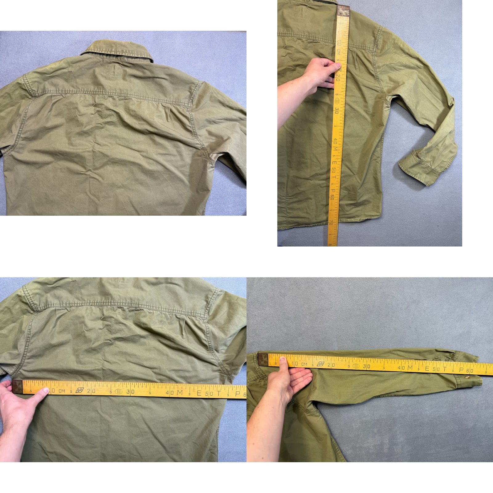 Obey OBEY military olive button up shirt long sleeve mens M size Size US M / EU 48-50 / 2 - 11 Thumbnail