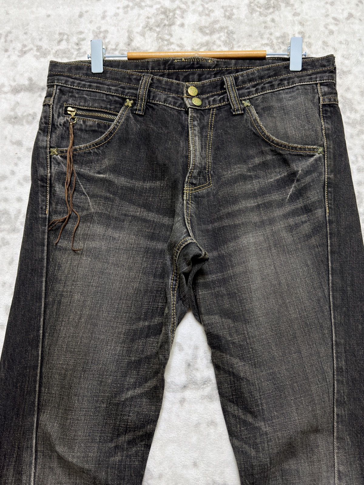 Lee Vintage Lee Flared Claw Mark Honey Comb Spiral leg Denim Size US 32 / EU 48 - 3 Thumbnail