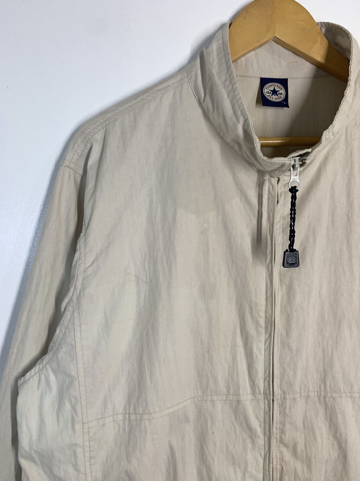Converse × Vintage Vintage Converse Full Zip Lightweight Jacket Size US L / EU 52-54 / 3 - 5 Thumbnail
