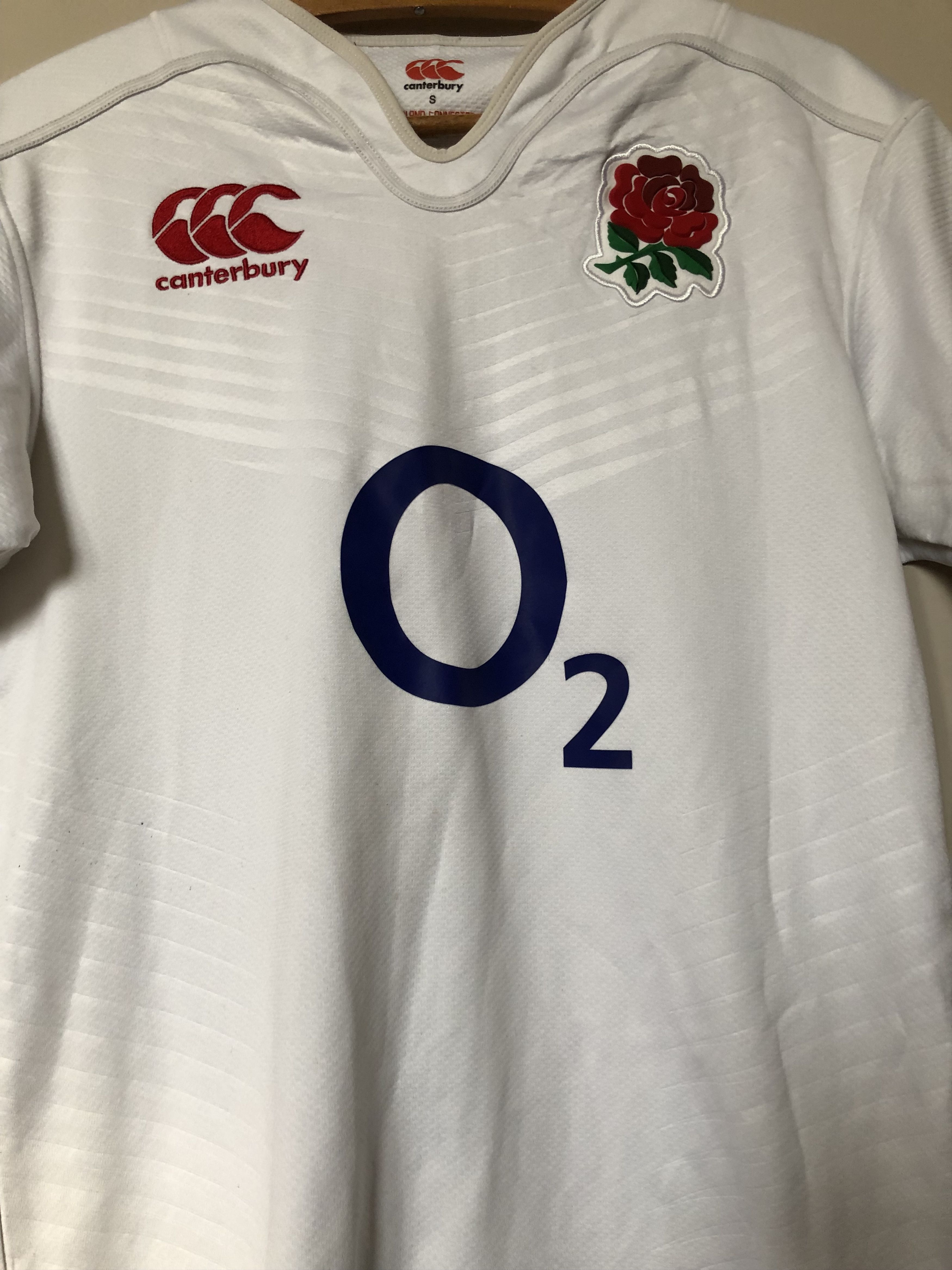 Canterbury of New Zealand Rugby ENGLAND Home 2012 - S - Canterbury - UNIQUE Size US S / EU 44-46 / 1 - 6 Thumbnail
