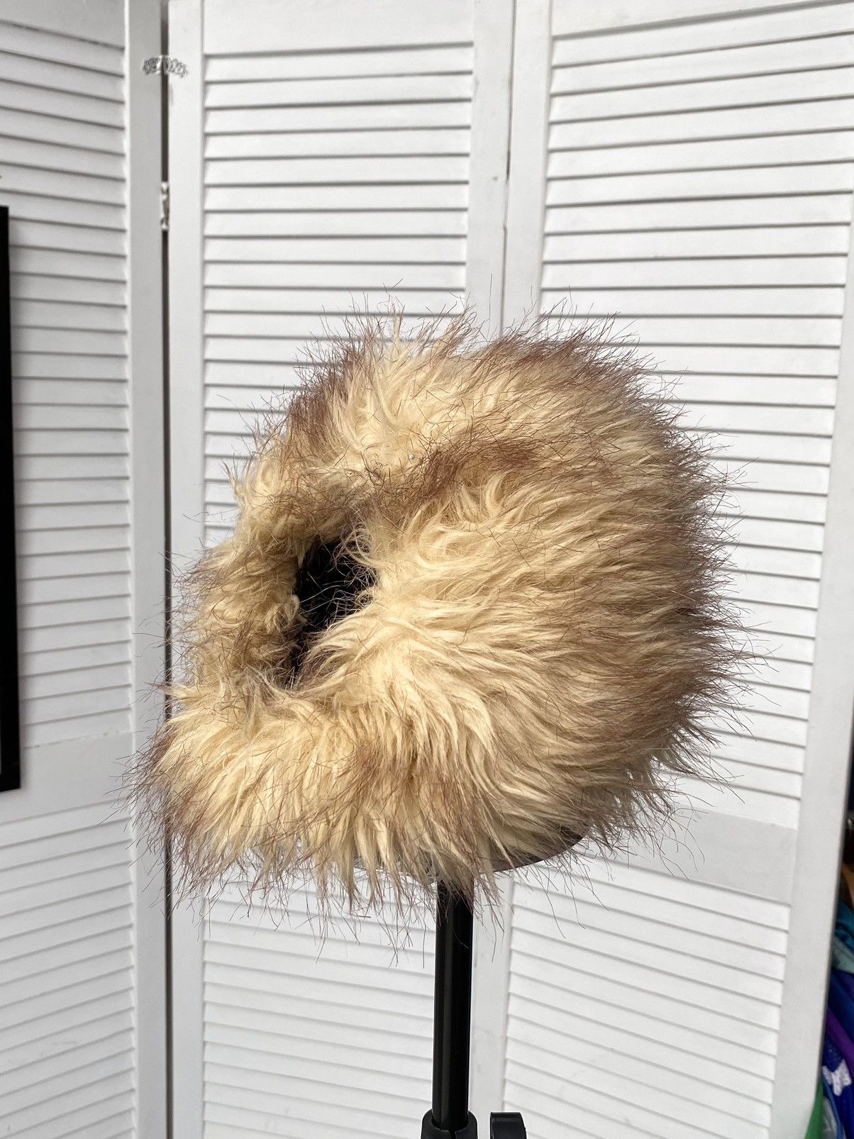 Designer × Vintage Vintage Fuzzy Hat Real Fur Beret Style Y2K Yeti Size ONE SIZE - 12 Thumbnail
