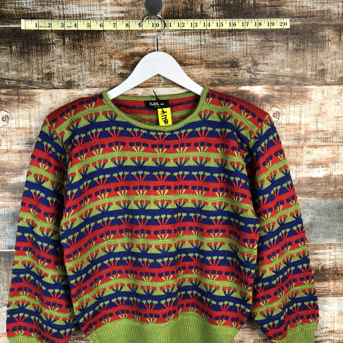 Homespun Knitwear × Japanese Brand Bell House vintage streetwear Red Knitwear #A1750 Size S / US 4 / IT 40 - 5 Thumbnail