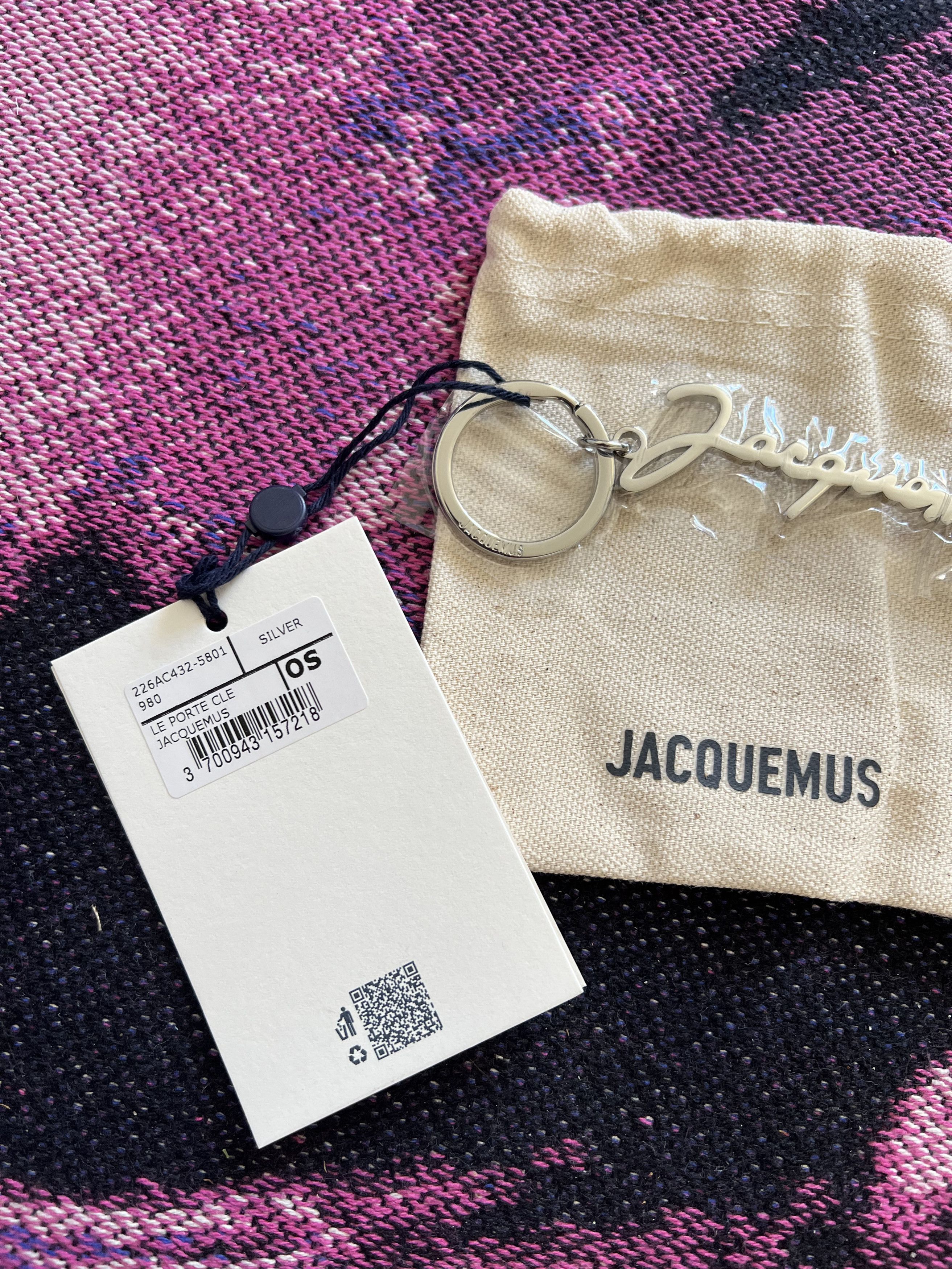 Jacquemus Jacquemus Signature Branded Brass Keyring Size ONE SIZE - 3 Thumbnail