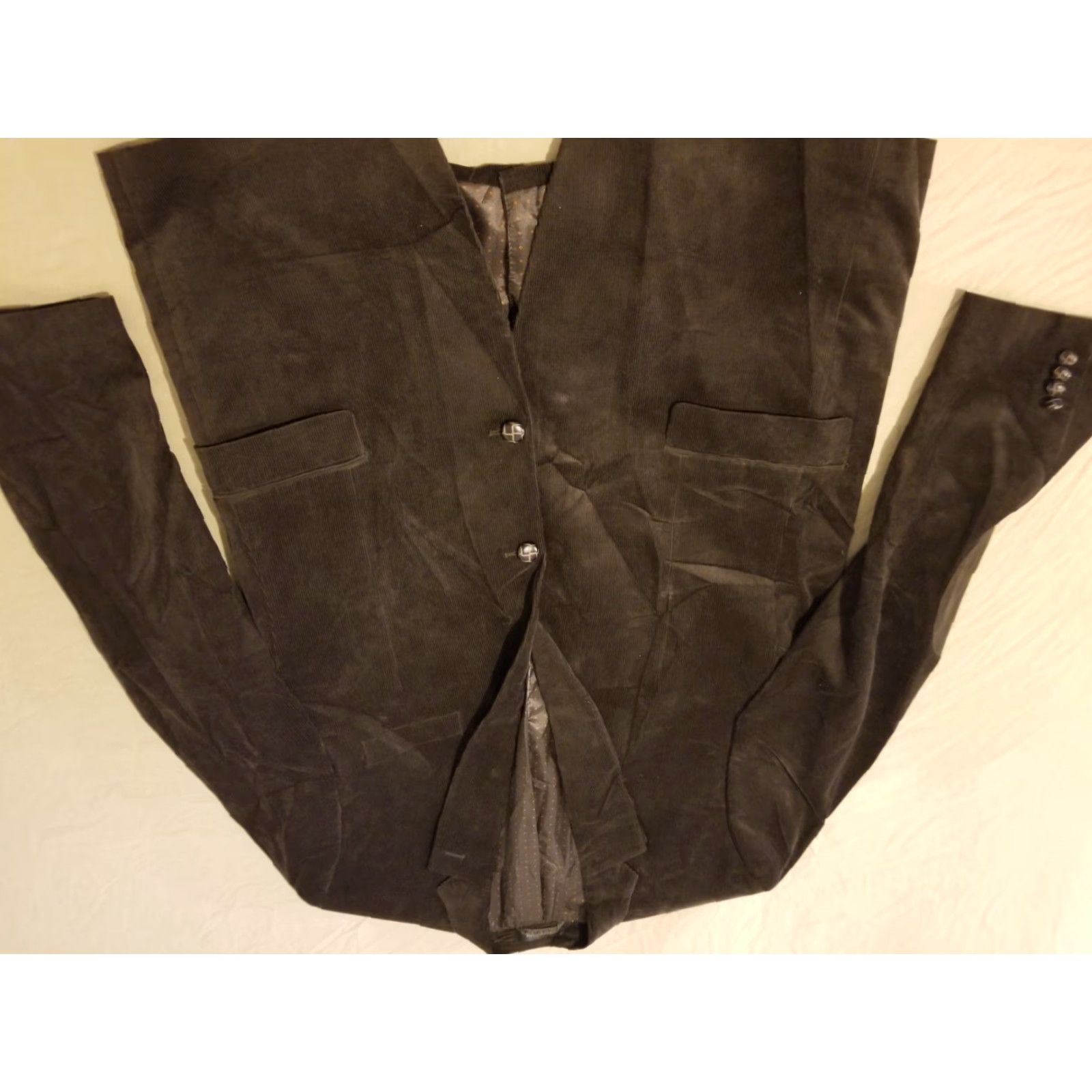 Chaps VINTAGE Chaps Polo Ralph Lauren Corduroy Jacket Blazer 46L Brown Cotton Men 3-in-1 Jacket Size US XXL / EU 58 / 5 - 6 Thumbnail