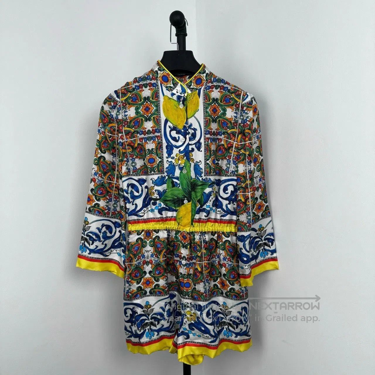 Dolce & Gabbana Dolce Gabbana Silk Playsuit Dress. Size 41" - 1 Thumbnail