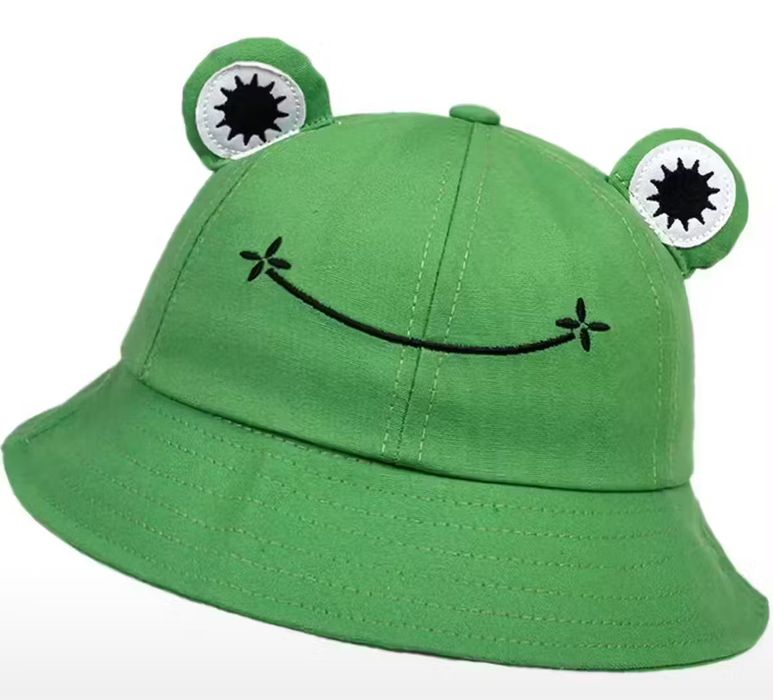 Streetwear Cartoon Frog Bucket Hat Grailed