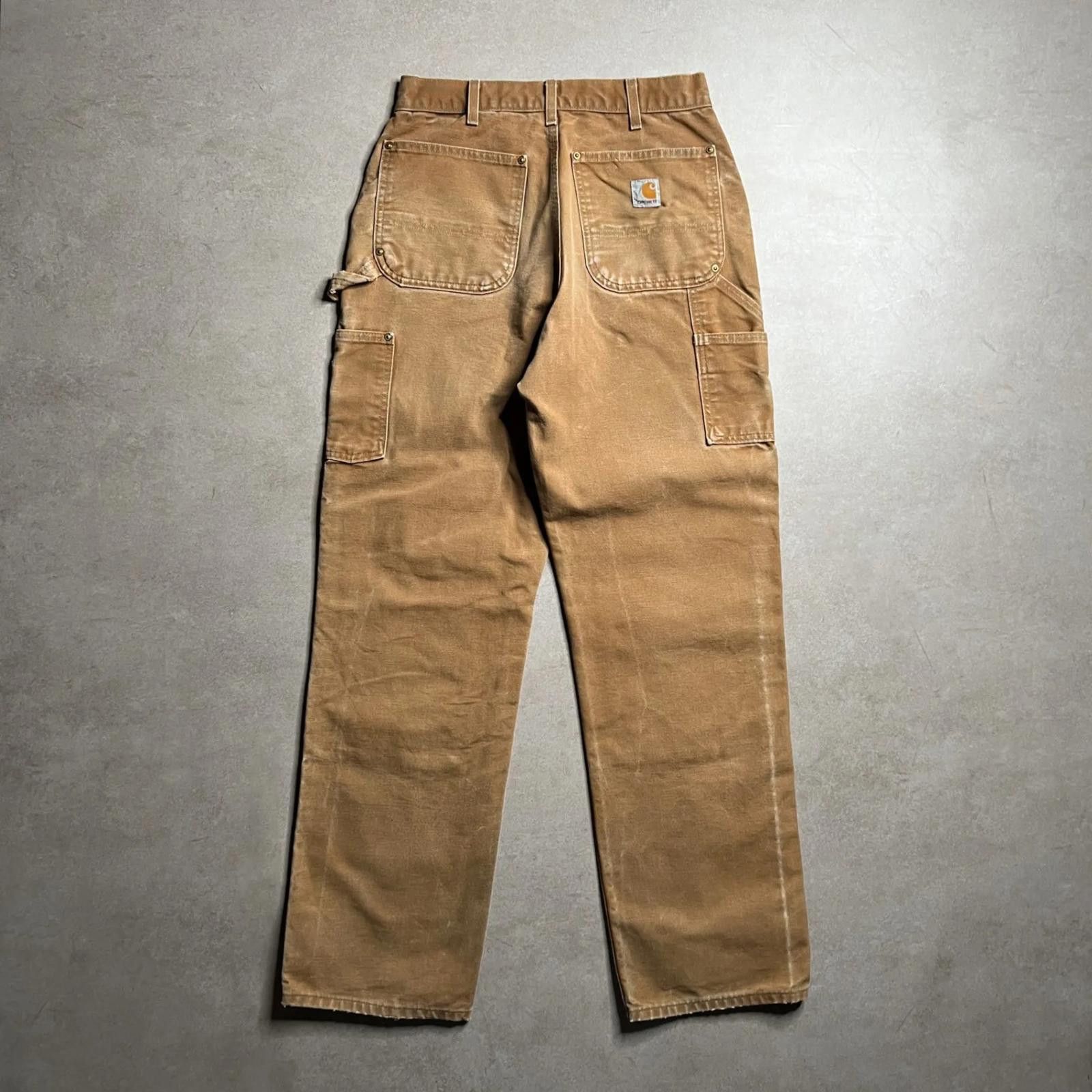Carhartt Vintage Carhartt Tan Double Knee Pants - 30x32 Size US 30 / EU 46 - 2 Thumbnail