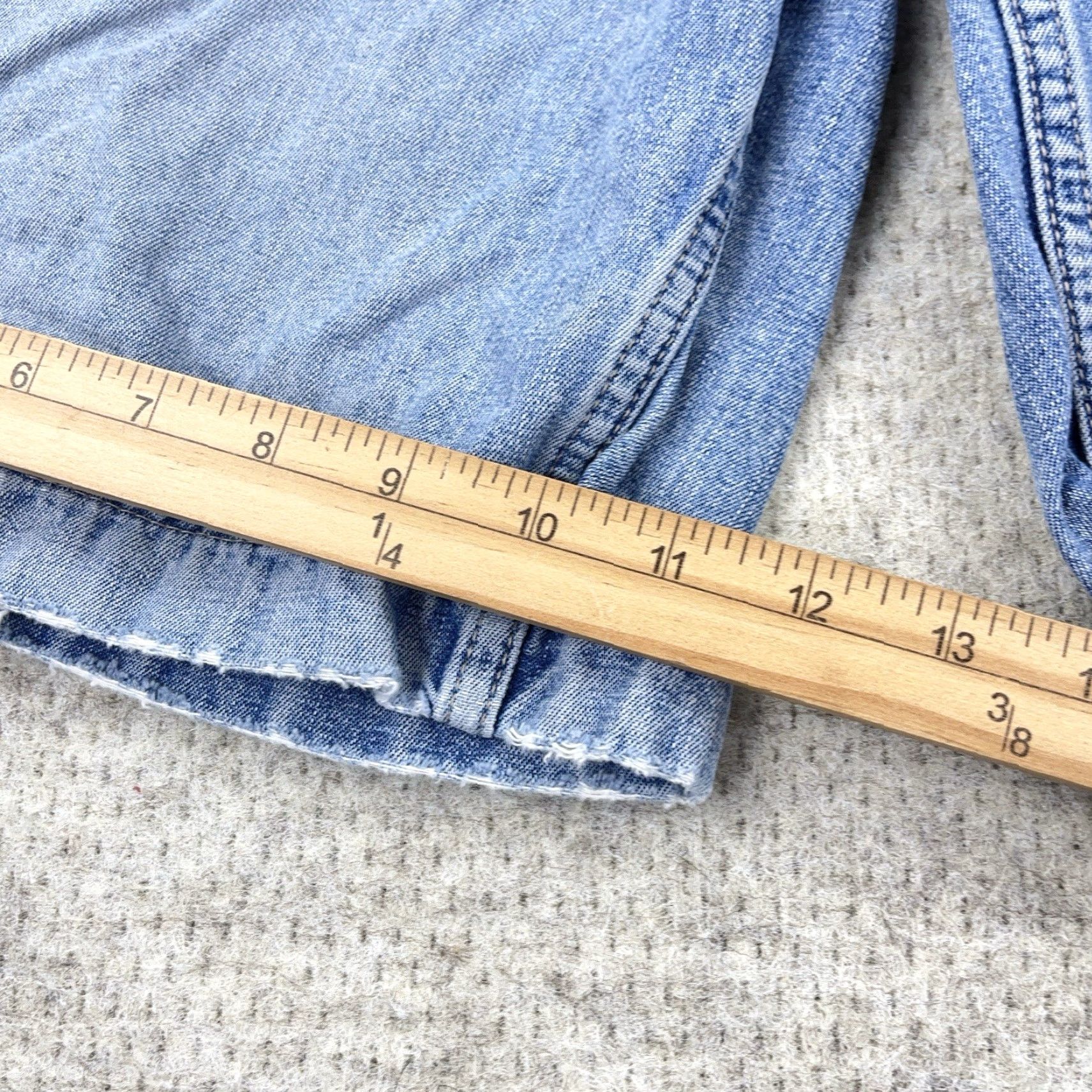 Vintage VINTAGE Sonoma Jeans Shorts Men 36 Baggy Jorts Workwear Denim Blue 90s Grunge Hip Hop Rockabilly Classic 5-Pocket Bermuda Casual Work Mens Size US 36 / EU 52 - 7 Thumbnail