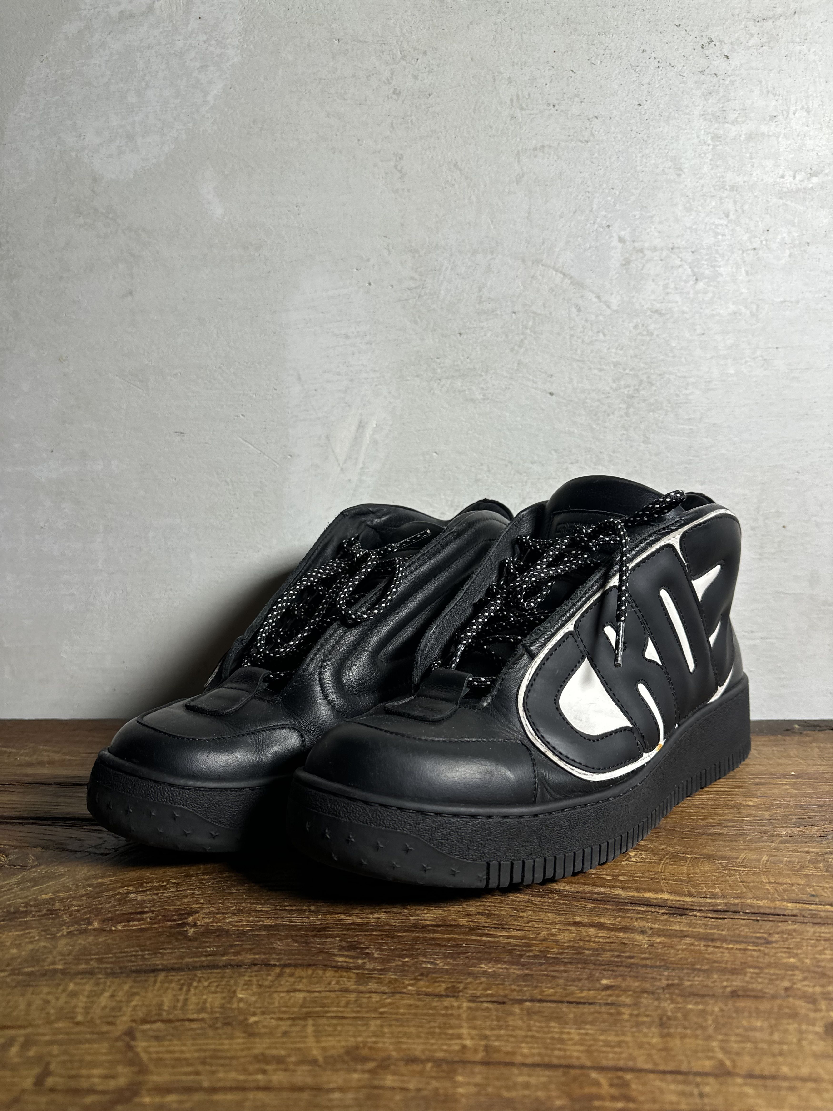 Point Zero Cristianzerotre CR03 Leather Sneakers Size US 11 / EU 44 - 2 Thumbnail