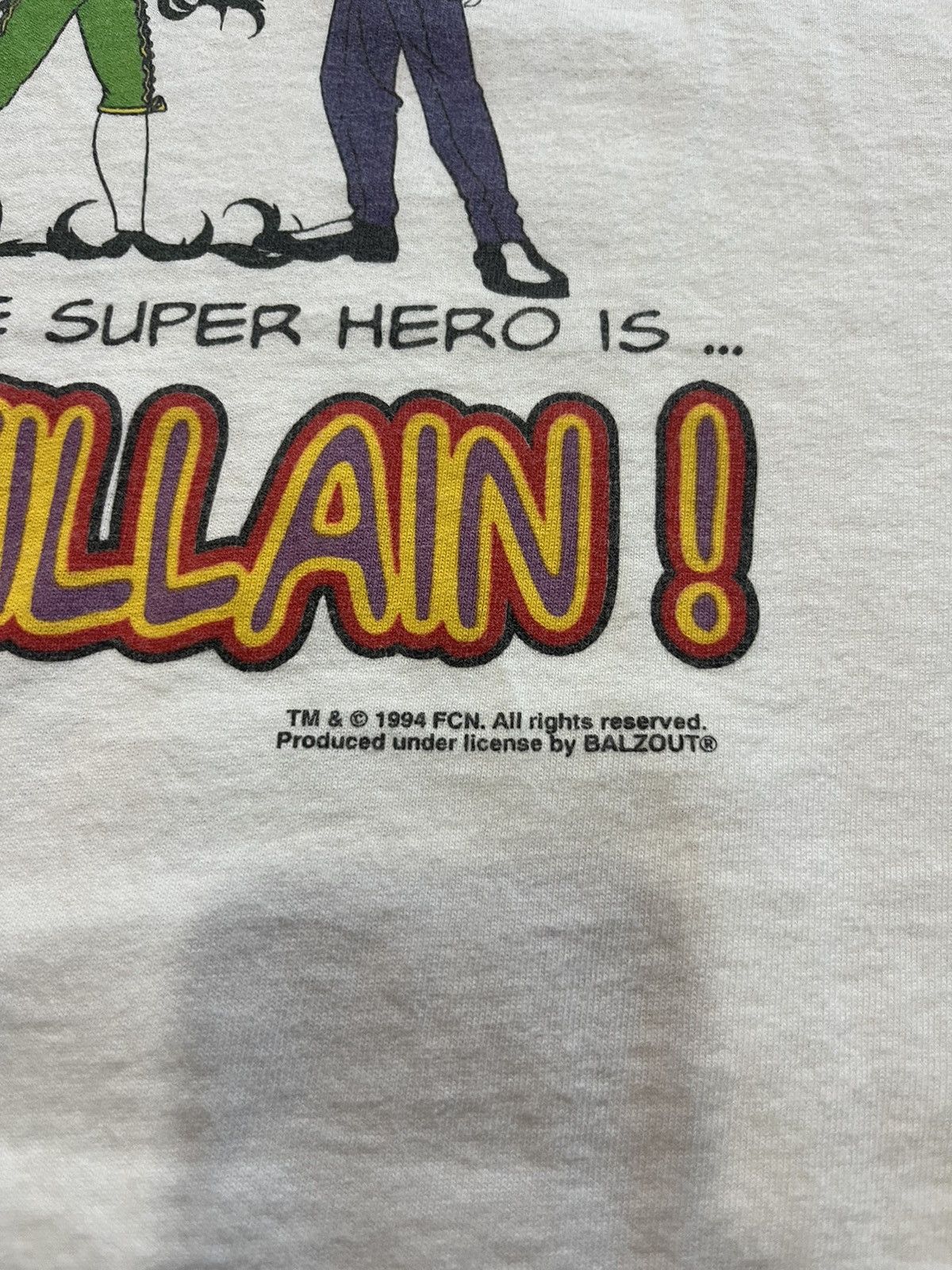 Arts & Science Vtg The Tick The Super Hero & Villain !1994’s Cartoon Tshirt Size US XL / EU 56 / 4 - 11 Thumbnail
