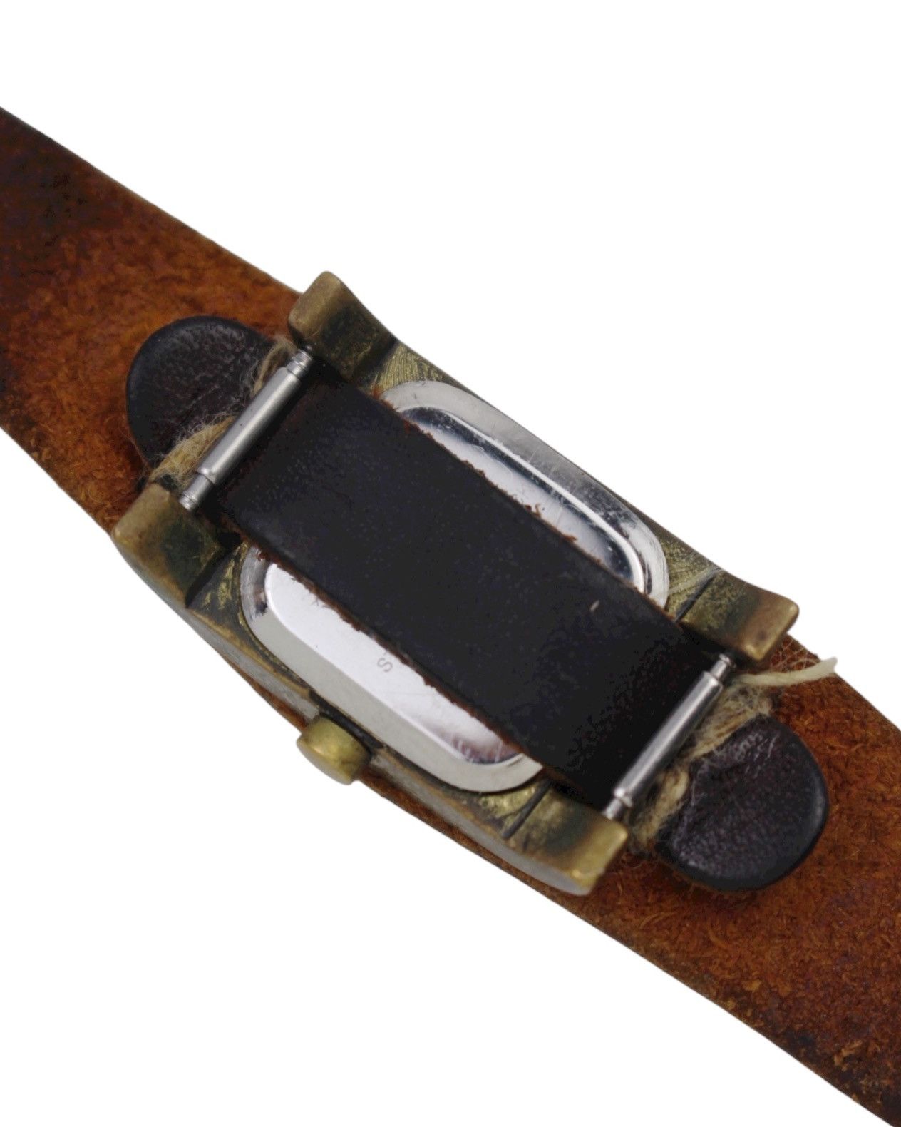 Japanese Brand 2000S FUUCA (フウカ) BRANCH HANDCRAFTED LEATHER QUARTZ WATCH Size ONE SIZE - 5 Thumbnail