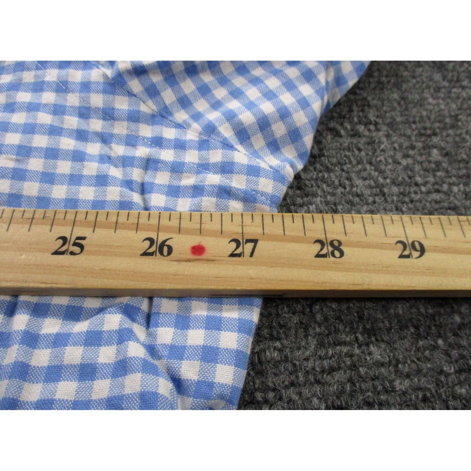 Ralph Lauren Ralph Lauren Shirt Mens Big 2X Blue 2XB Plaid Classic Dress Business Pony Logo Preppy Size 48R - 6 Thumbnail