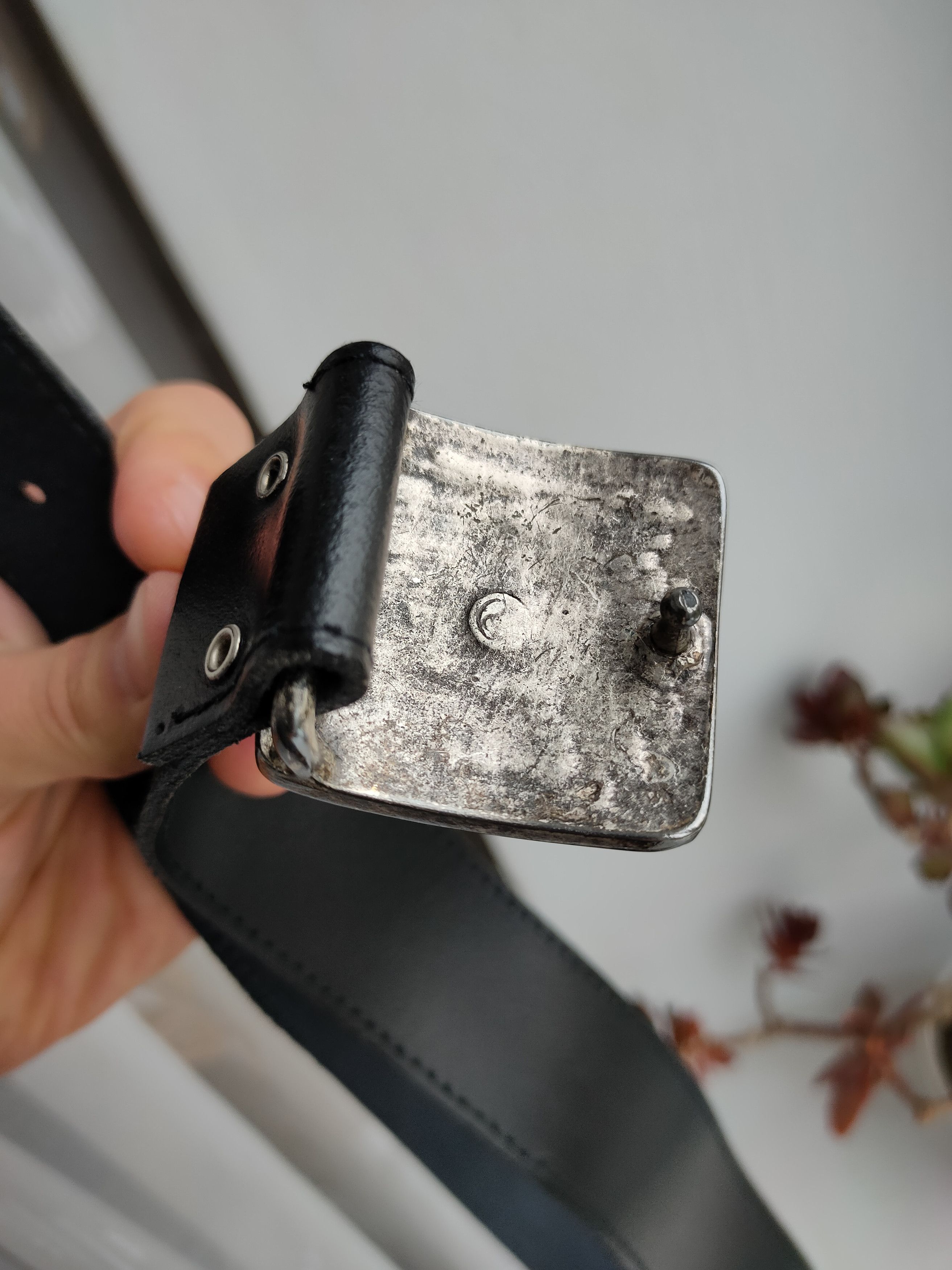 Genuine Leather Leopard woomans leather belts England beautiful vintage belt Size ONE SIZE - 6 Thumbnail