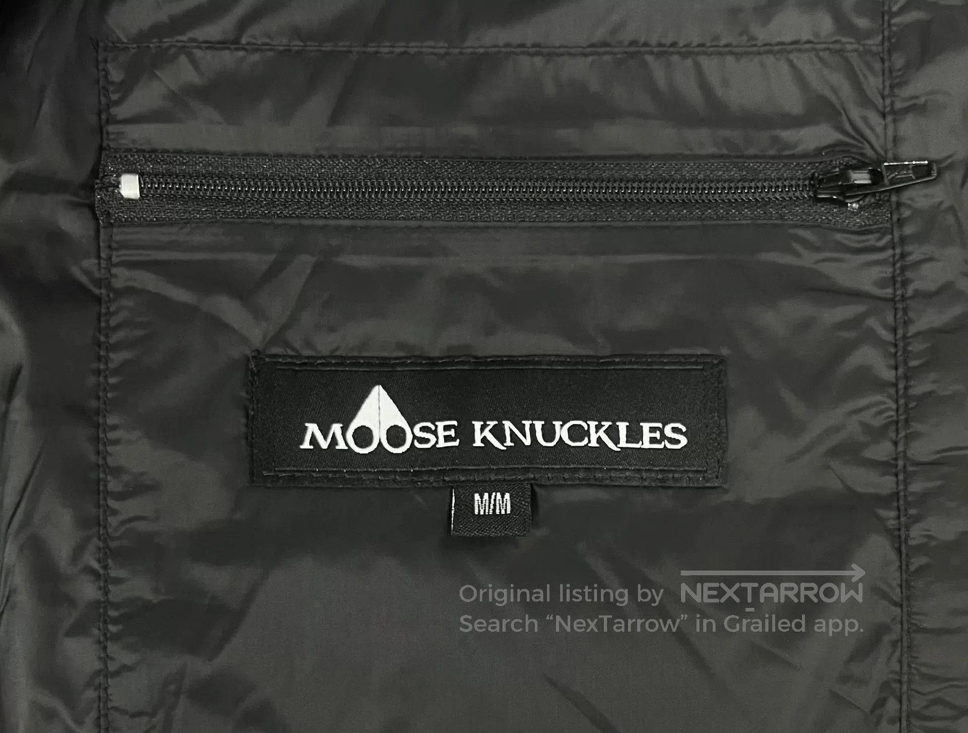 Moose Knuckles Moose Knuckles Red Stripe Black Logo Hooded Puffer. Size US M / EU 48-50 / 2 - 4 Thumbnail
