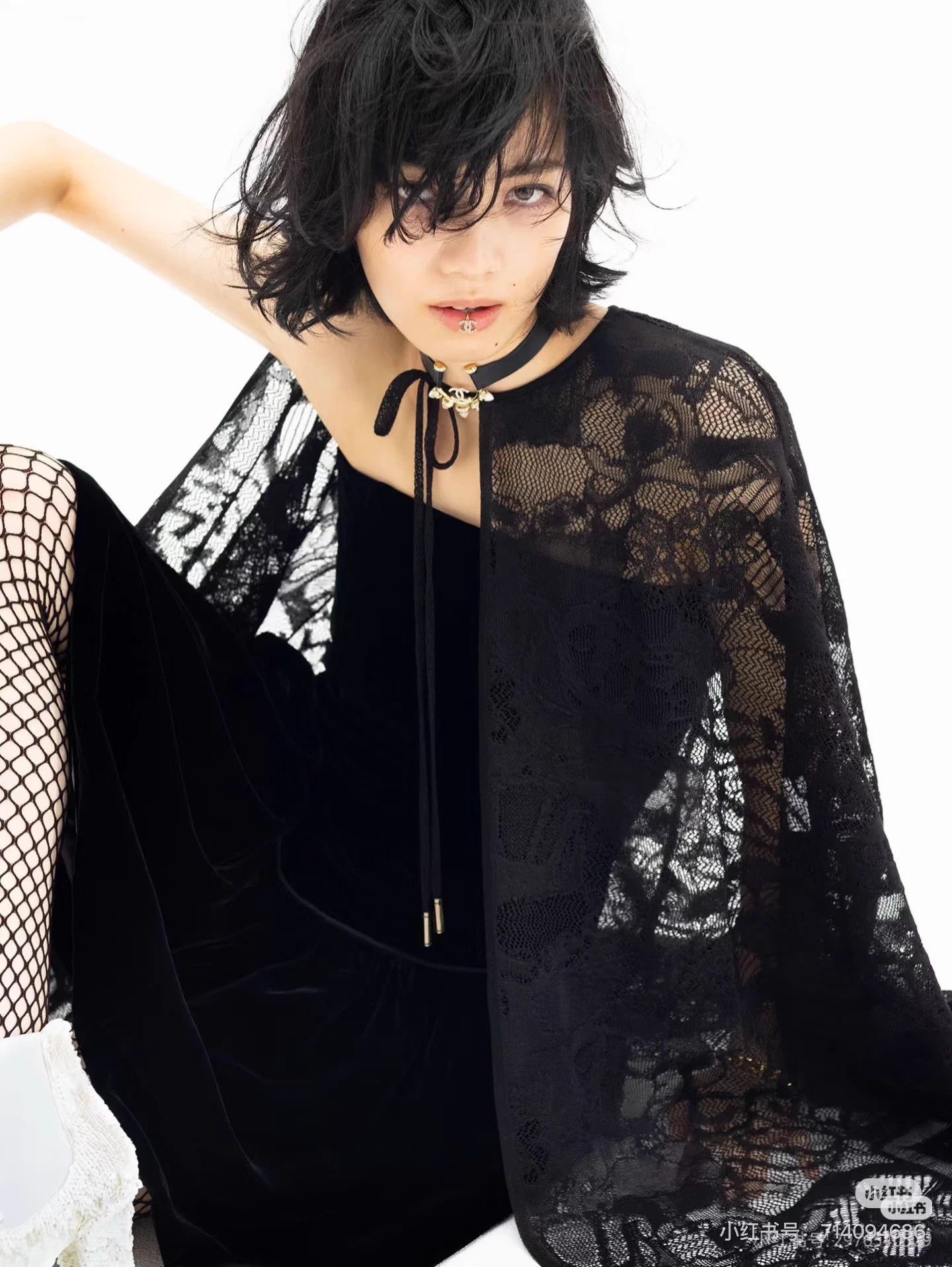 Chanel Chanel 22C Black Lace Cutout Tie Cape 34/36 Size XS / US 0-2 / IT 36-38 - 9 Thumbnail