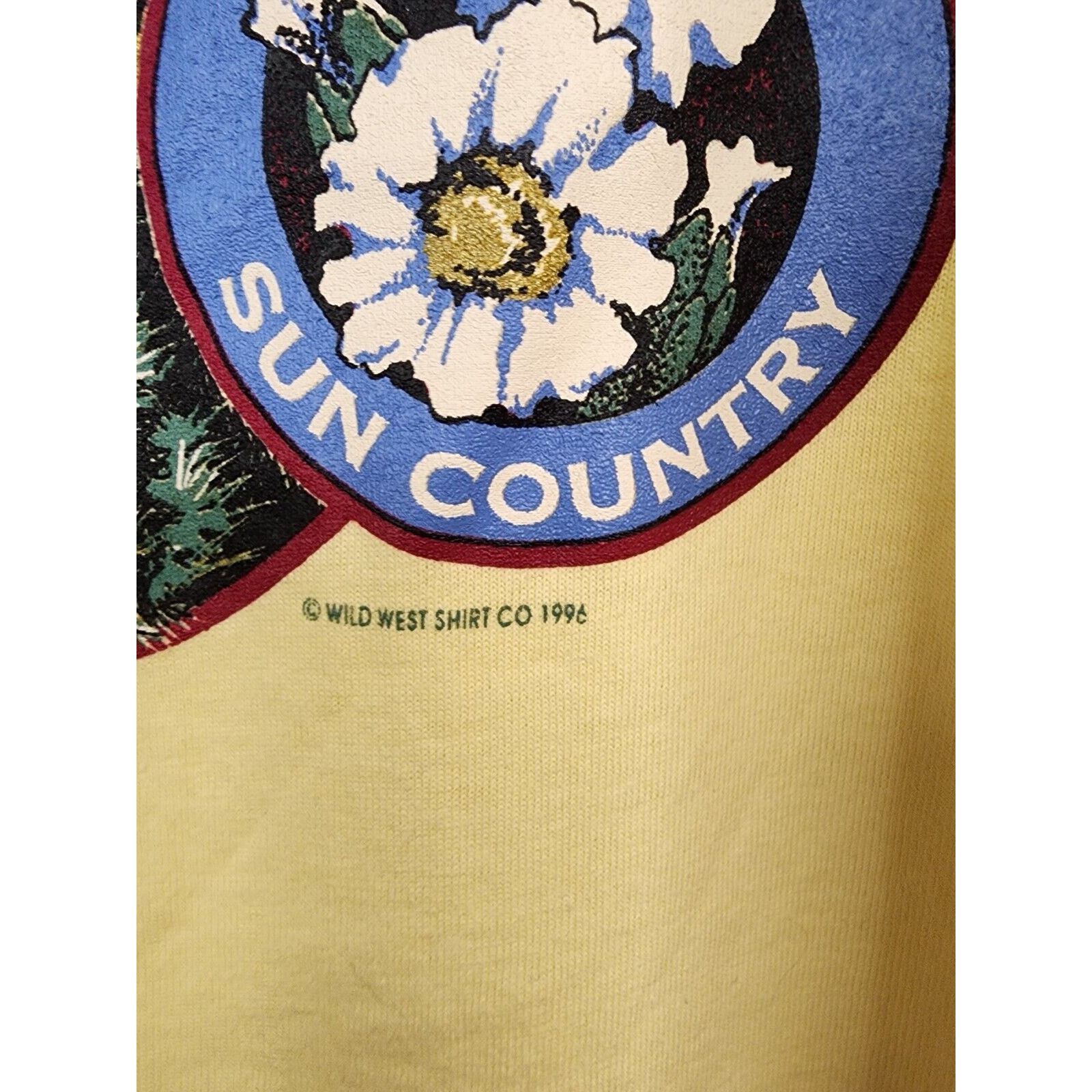 Jerzees Vintage Arizona Sun County Shirt Tee Nature VTG 1990s 90s L Size US L / EU 52-54 / 3 - 4 Thumbnail