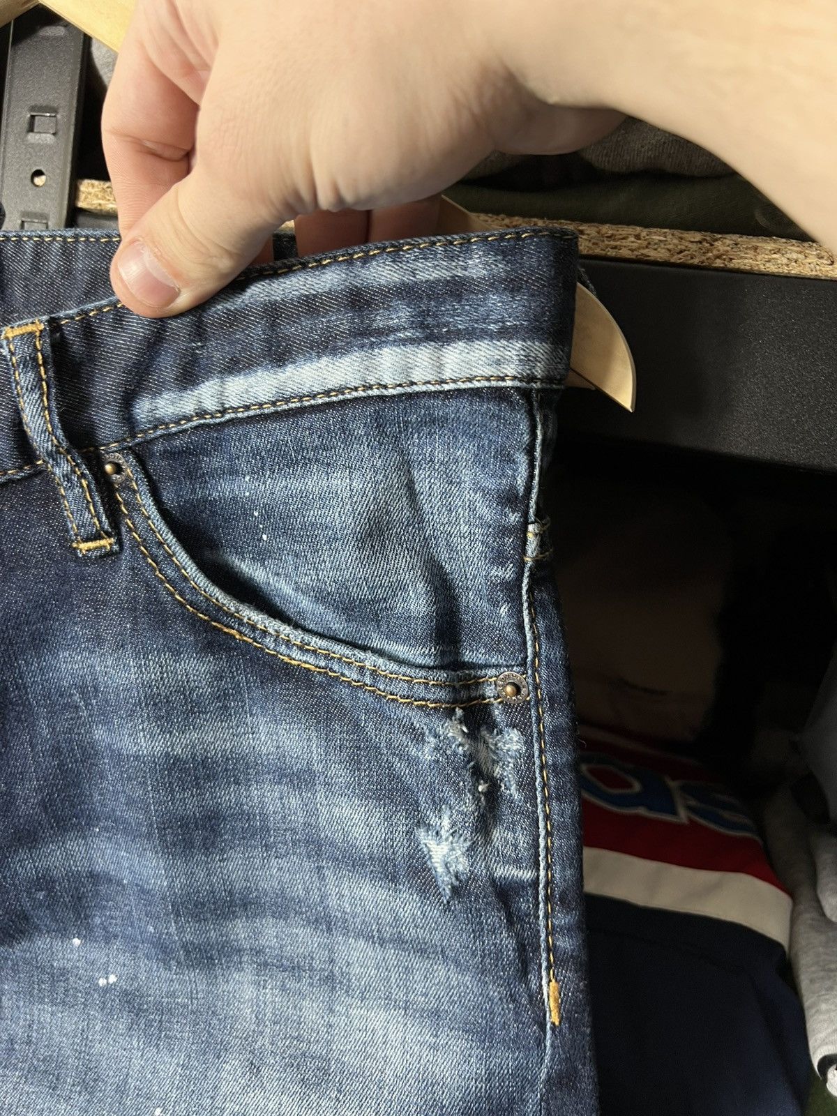 Dsquared2 Dsquared2 Sexy Twist Jeans Distressed Denim Y2K Italy Size US 32 / EU 48 - 8 Thumbnail