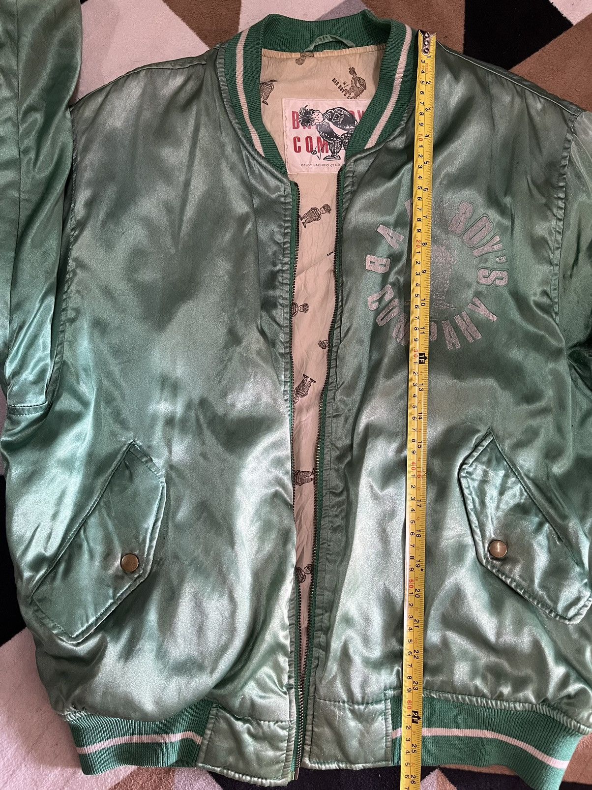 Japanese Brand Vintage Japanese BAD BOY’S COMPANY Bomber Jacket Size US M / EU 48-50 / 2 - 8 Thumbnail