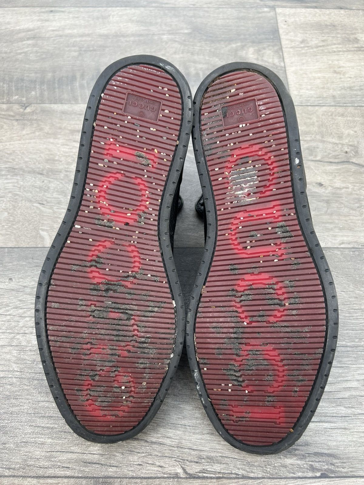 Gucci Gucci Interlocking G Logo High-Top Sneakers Size US 9 / EU 42 - 8 Thumbnail