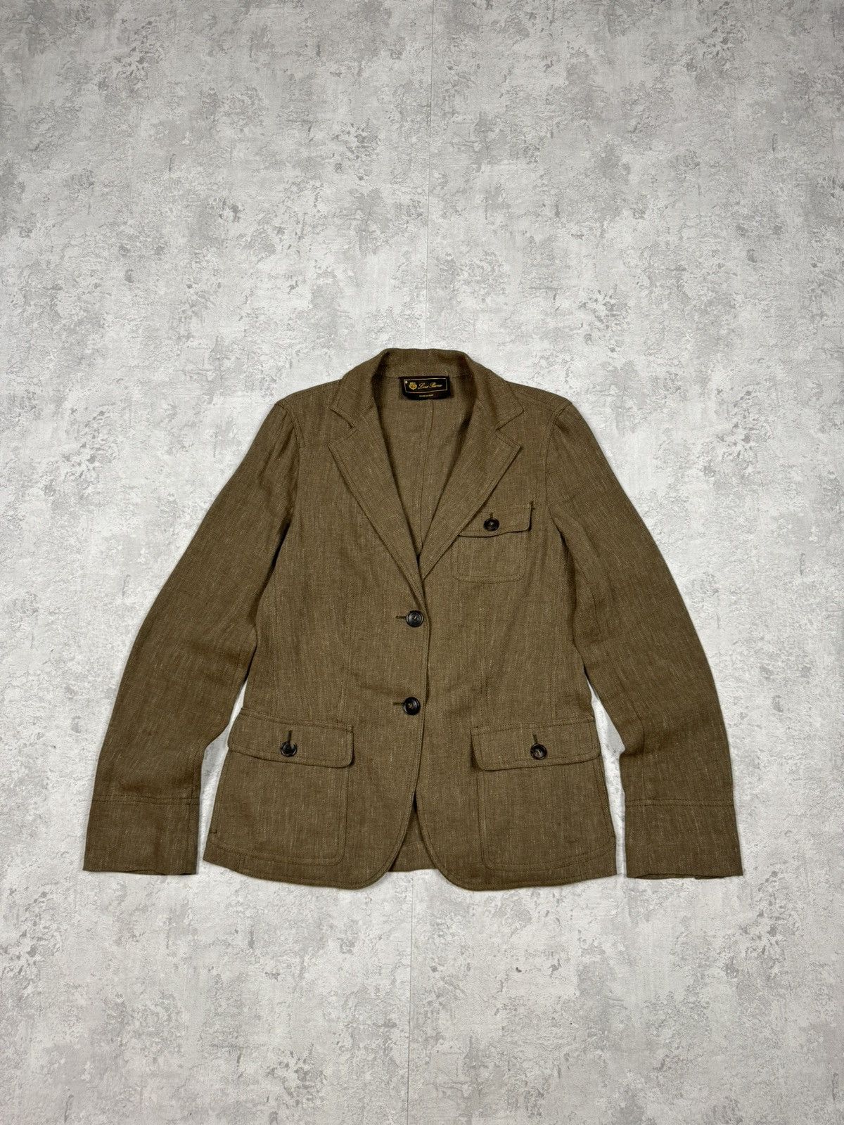 Loro Piana Loro Piana Lino Blazer Size 46 Size L / US 10 / IT 46 - 1 Thumbnail