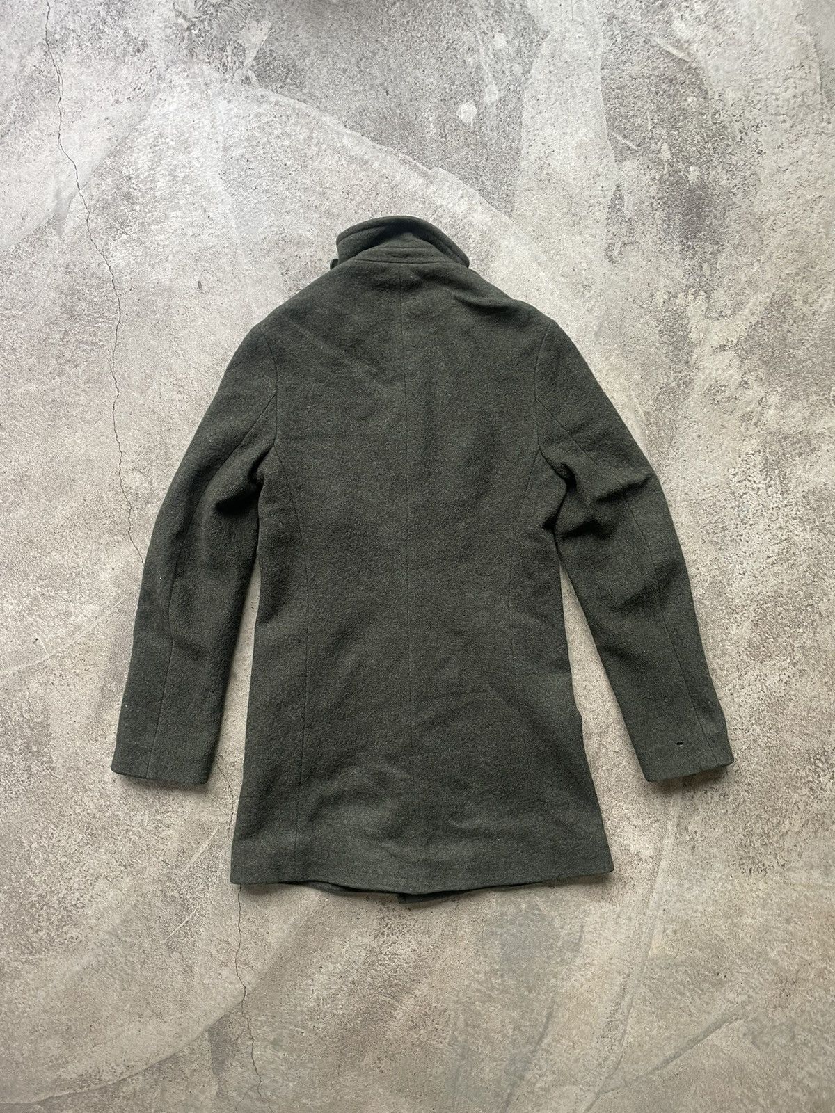 Raf Simons Raf Simons AW08/09 Olive Wool Coat Size US M / EU 48-50 / 2 - 2 Thumbnail