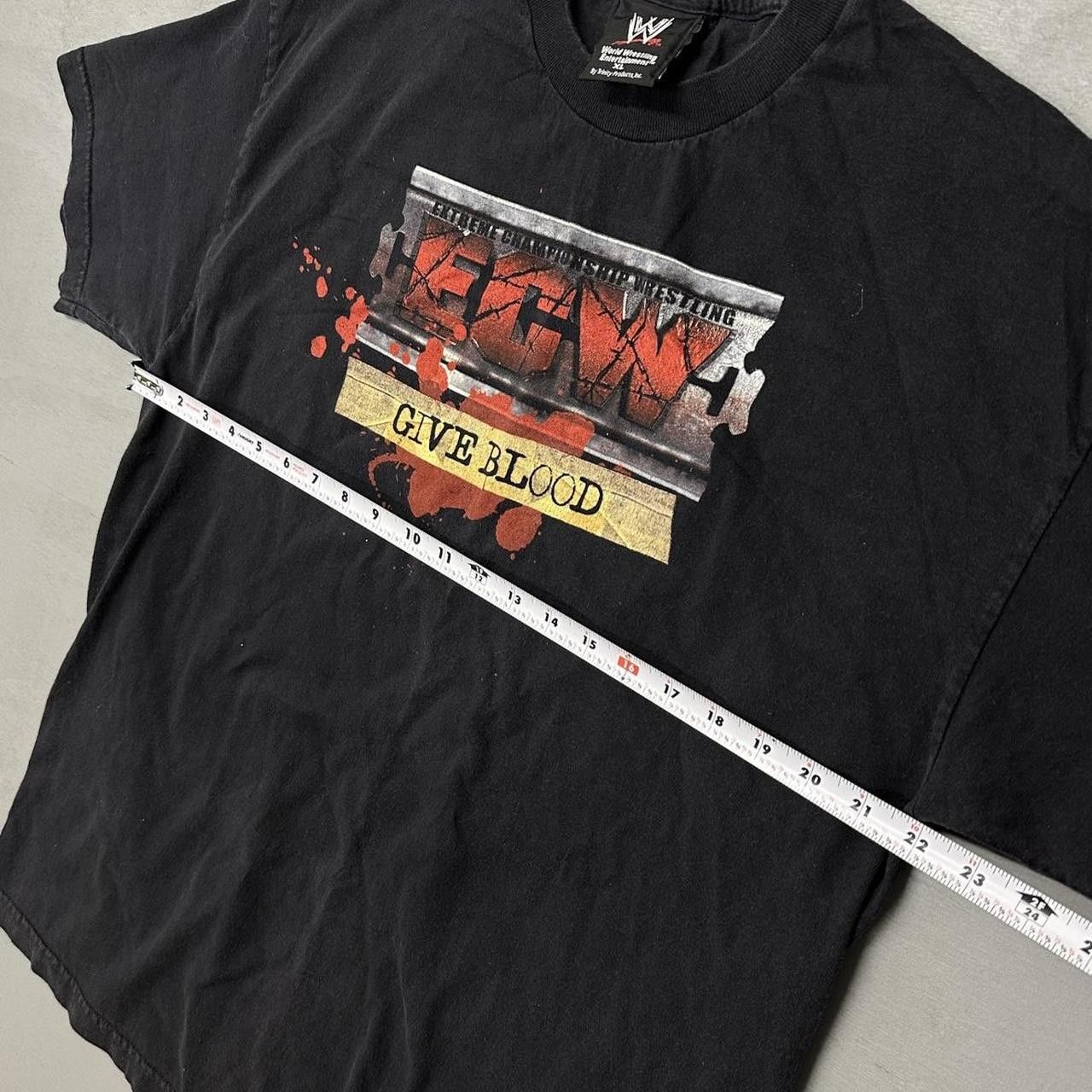 Vintage × WWE × WWF Vintage WWE ECW Give Blood Promo Shirt Men’s XL Size US XL / EU 56 / 4 - 4 Thumbnail