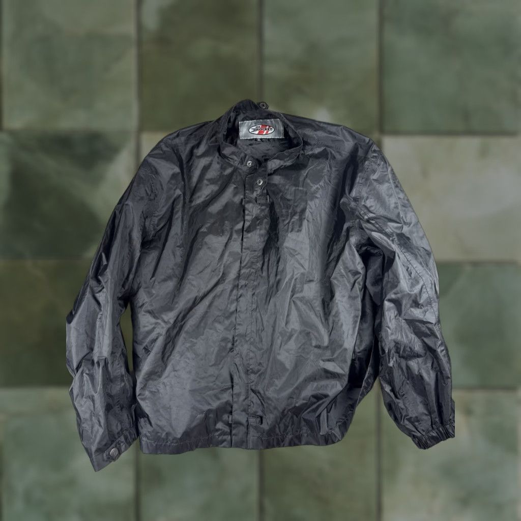 Joe Rocket Joe Rocket Jacket Mens 2XL Black Windbreaker Water Resistant Zip Reflective Lightweight Softshell Motorcycle Outdoor Casual Workwear Matches 9070 Size US XXL / EU 58 / 5 - 1 Thumbnail