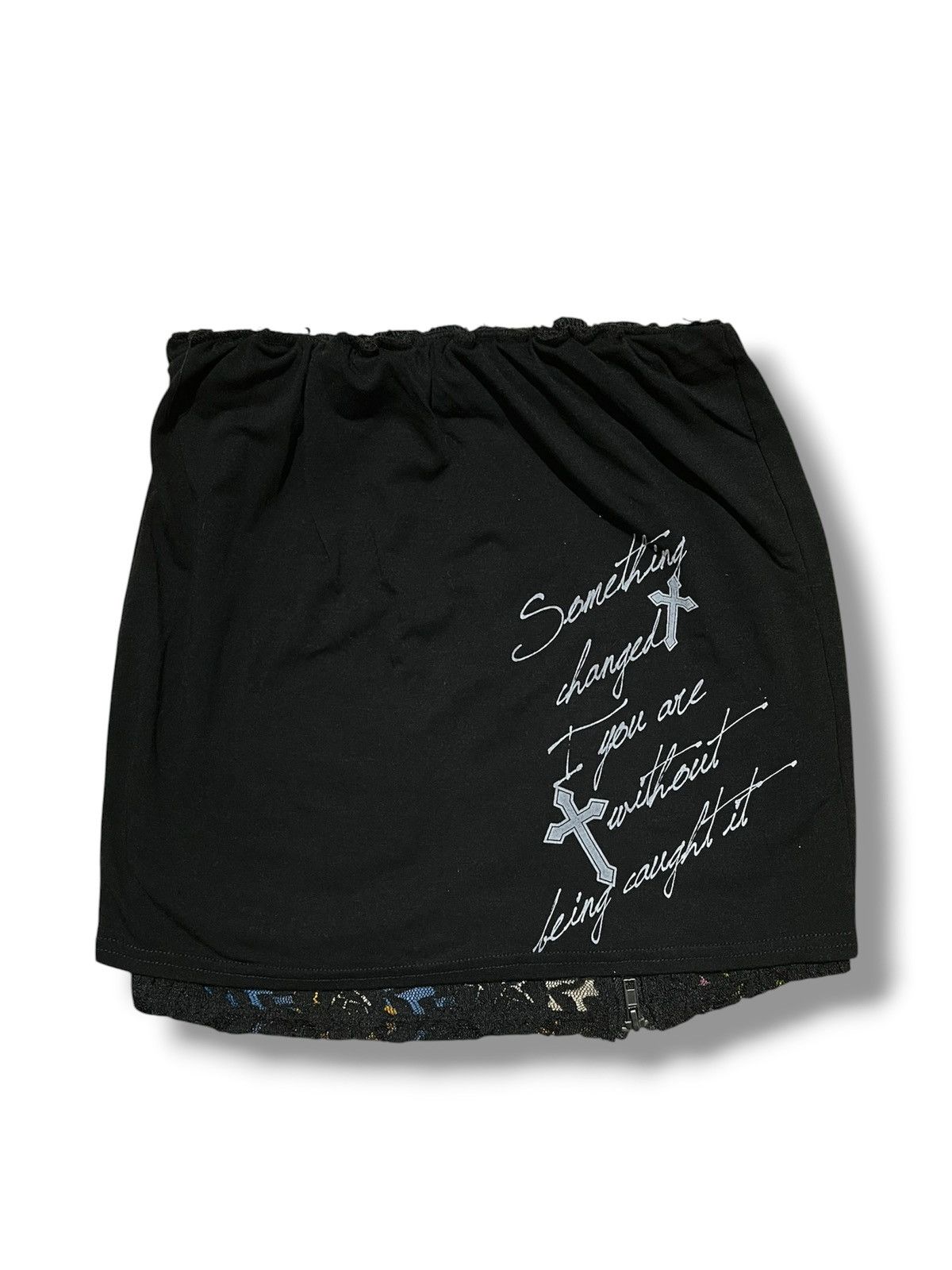 Hysteric Glamour 2000s Ghost Of Harlem 2in1 mesh poem vkei skirt Size 24" / US 00 / IT 34 - 3 Thumbnail